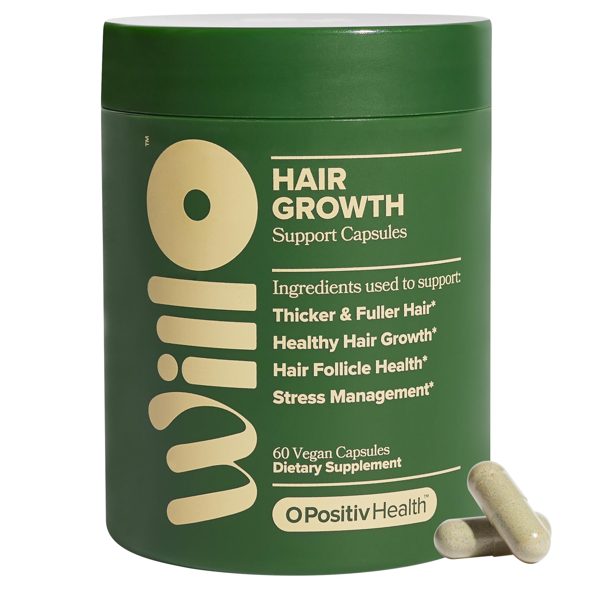 Suplemento De Apoyo Al Crecimiento Del Cabello De Positive Willo Women, 30 Unidades - Venta Internacional.