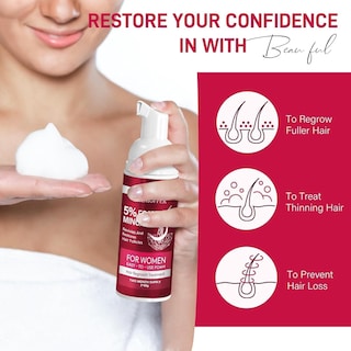 Foto 3 | Espuma De Minoxidil Para El Crecimiento Del Cabello Femenino Al 5%, 60 Ml, Paquete De 2 - Venta Internacional.