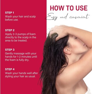 Foto 4 | Espuma De Minoxidil Para El Crecimiento Del Cabello Femenino Al 5%, 60 Ml, Paquete De 2 - Venta Internacional.
