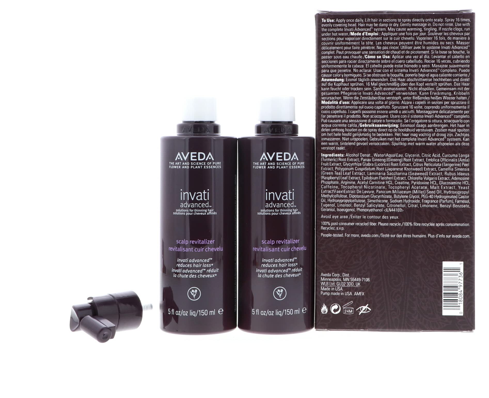 Foto 5 pulgar | Revitalizador De Cuero Cabelludo Aveda Invati Advanced Duo 150 Ml, Unisex - Venta Internacional.