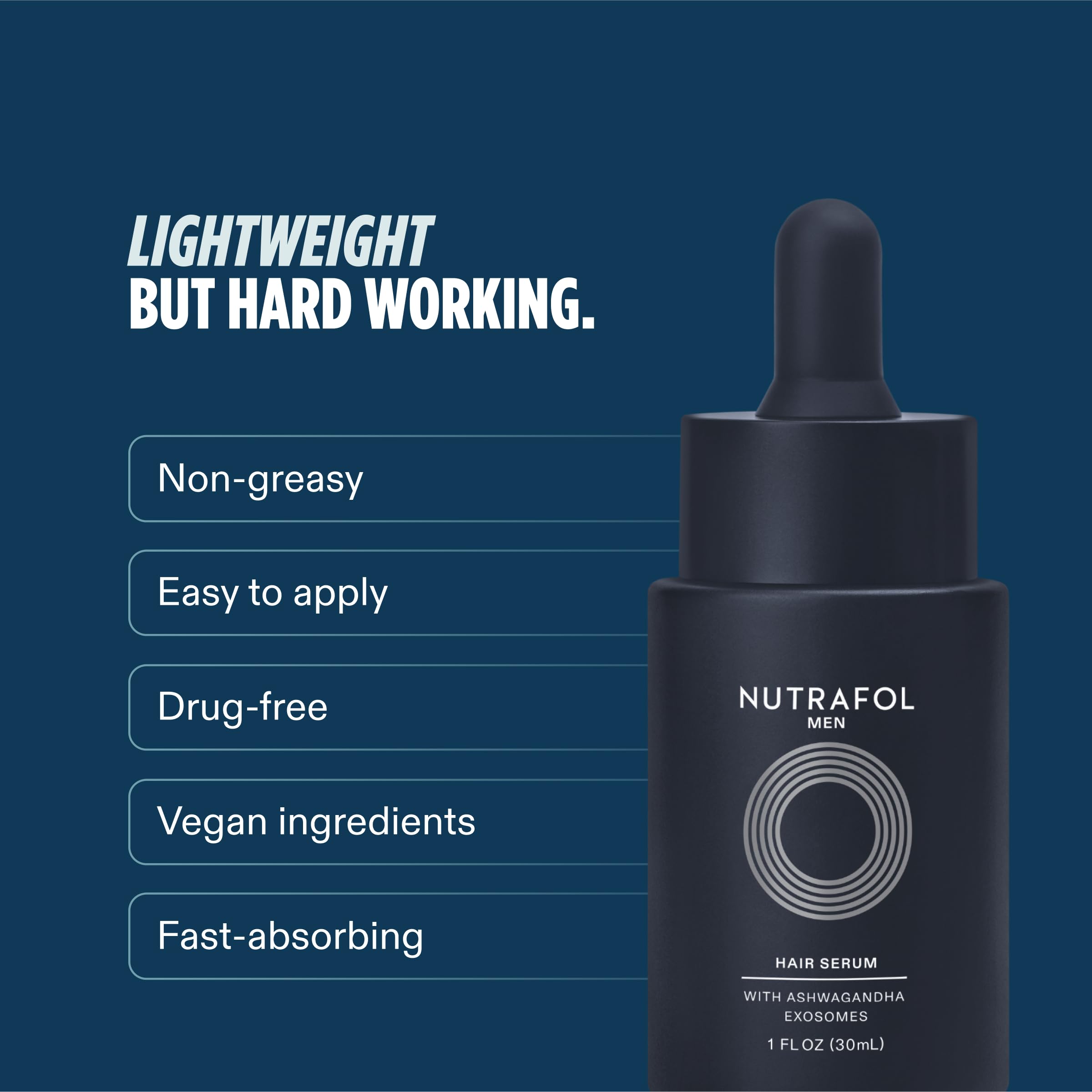 Foto 7 pulgar | Sérum Capilar Nutrafol Para Hombre, Probado Clínicamente, 30 Ml, 1 Botella - Venta Internacional.