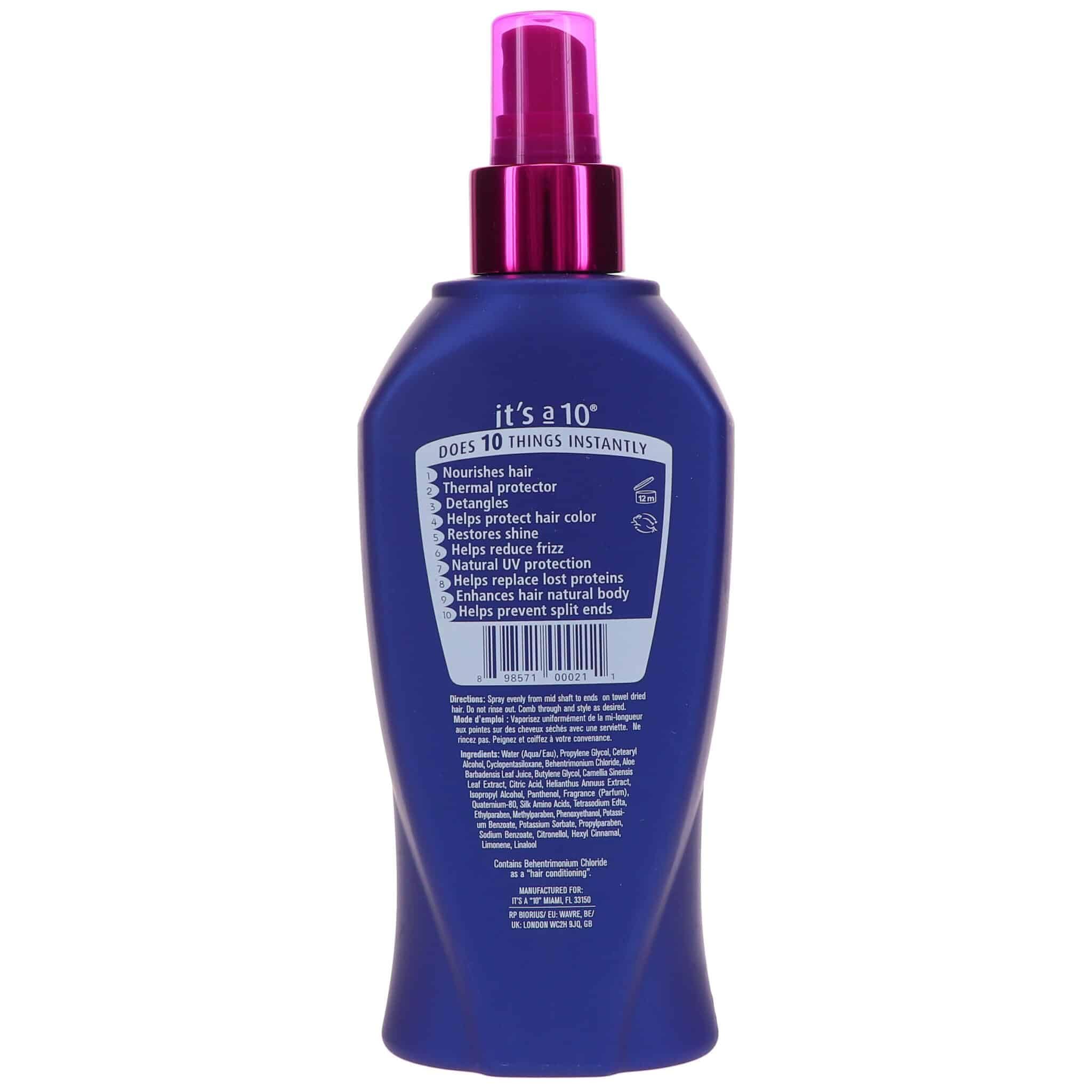 Foto 3 pulgar | Tratamiento Capilar Sin Enjuague It's A 10% Haircare Miracle, 295 Ml - Venta Internacional.
