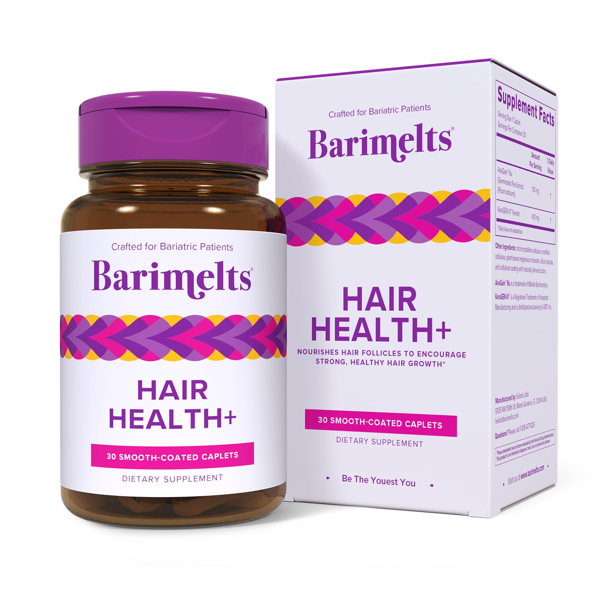Foto 2 pulgar | Suplemento Para El Crecimiento Del Cabello Barimelts Hair Health+ 30 Cápsulas - Venta Internacional.