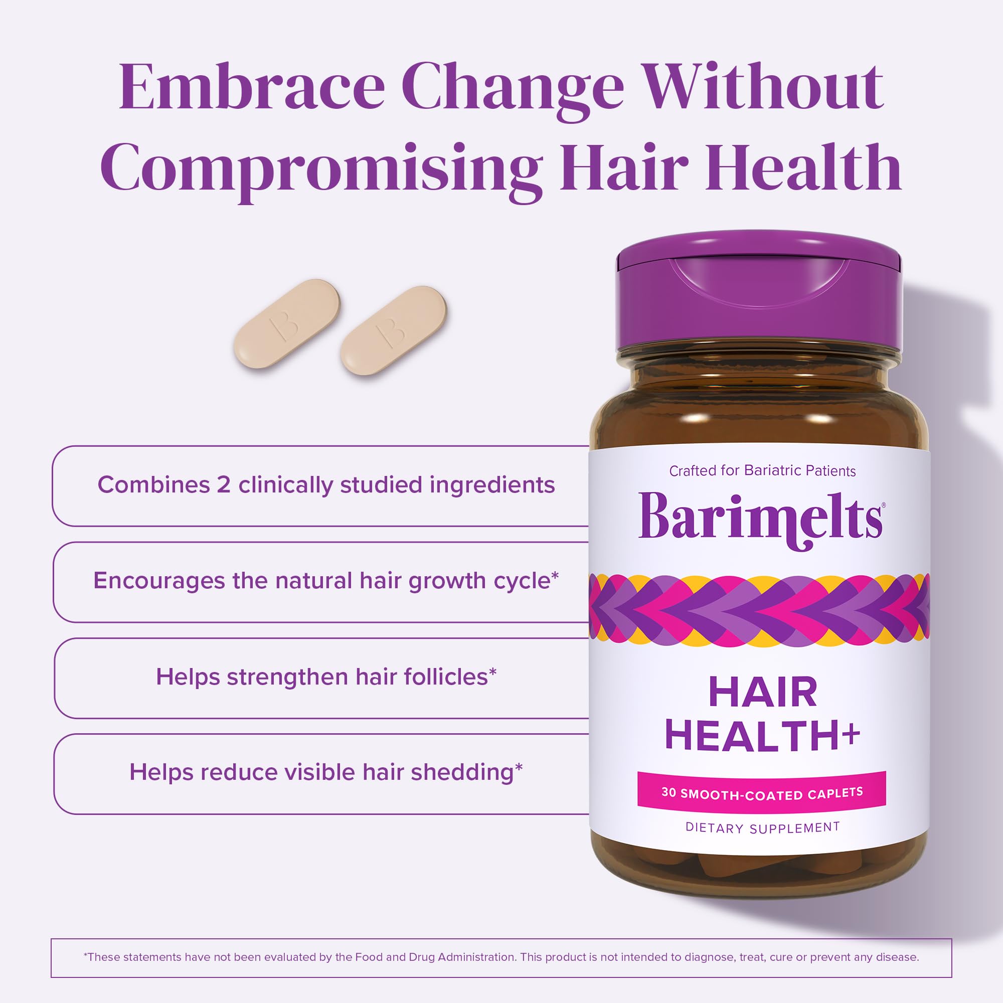 Foto 4 pulgar | Suplemento Para El Crecimiento Del Cabello Barimelts Hair Health+ 30 Cápsulas - Venta Internacional.