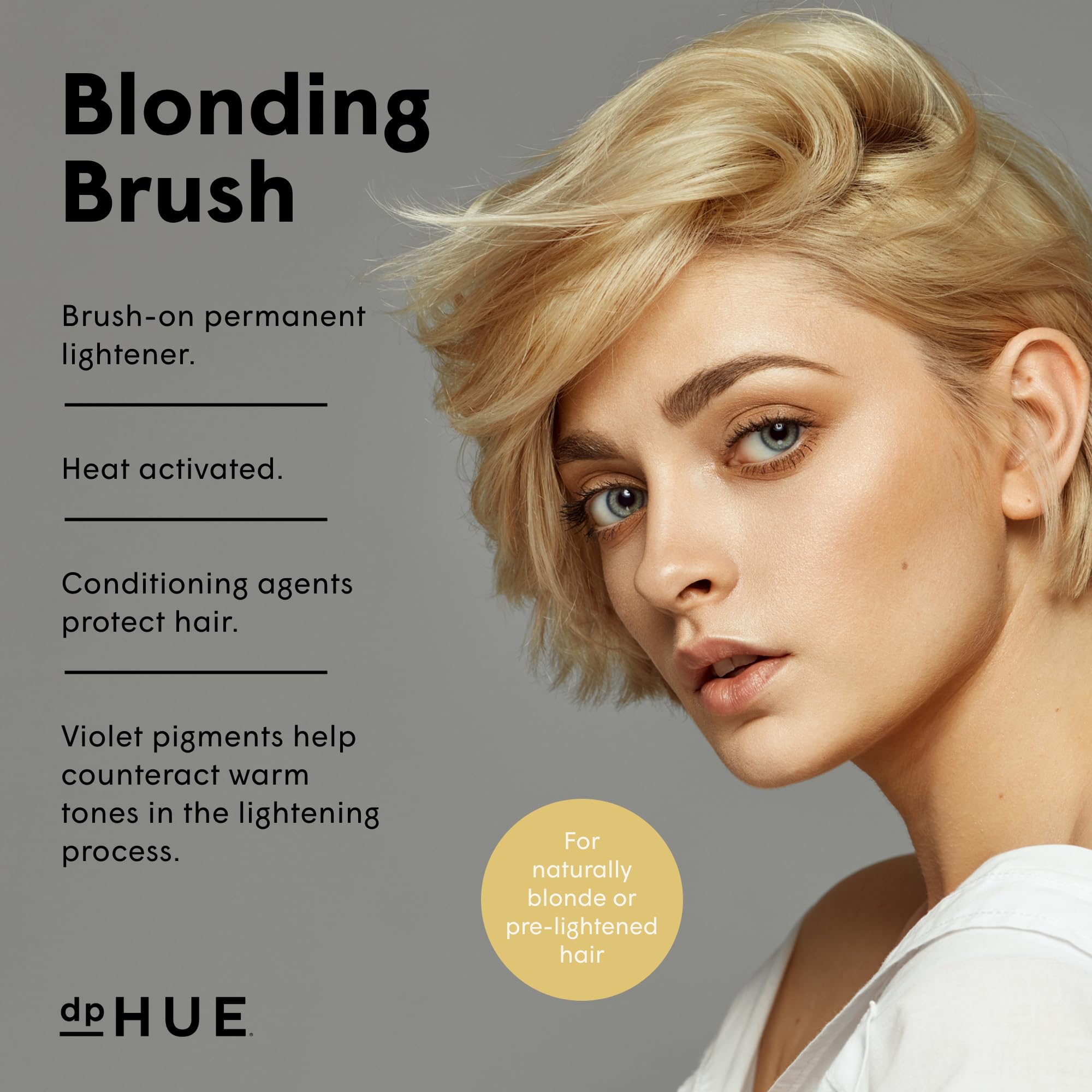 Foto 3 pulgar | Brocha Iluminadora Dphue Blonding Para Cabello Rubio Activado Por Calor - Venta Internacional.