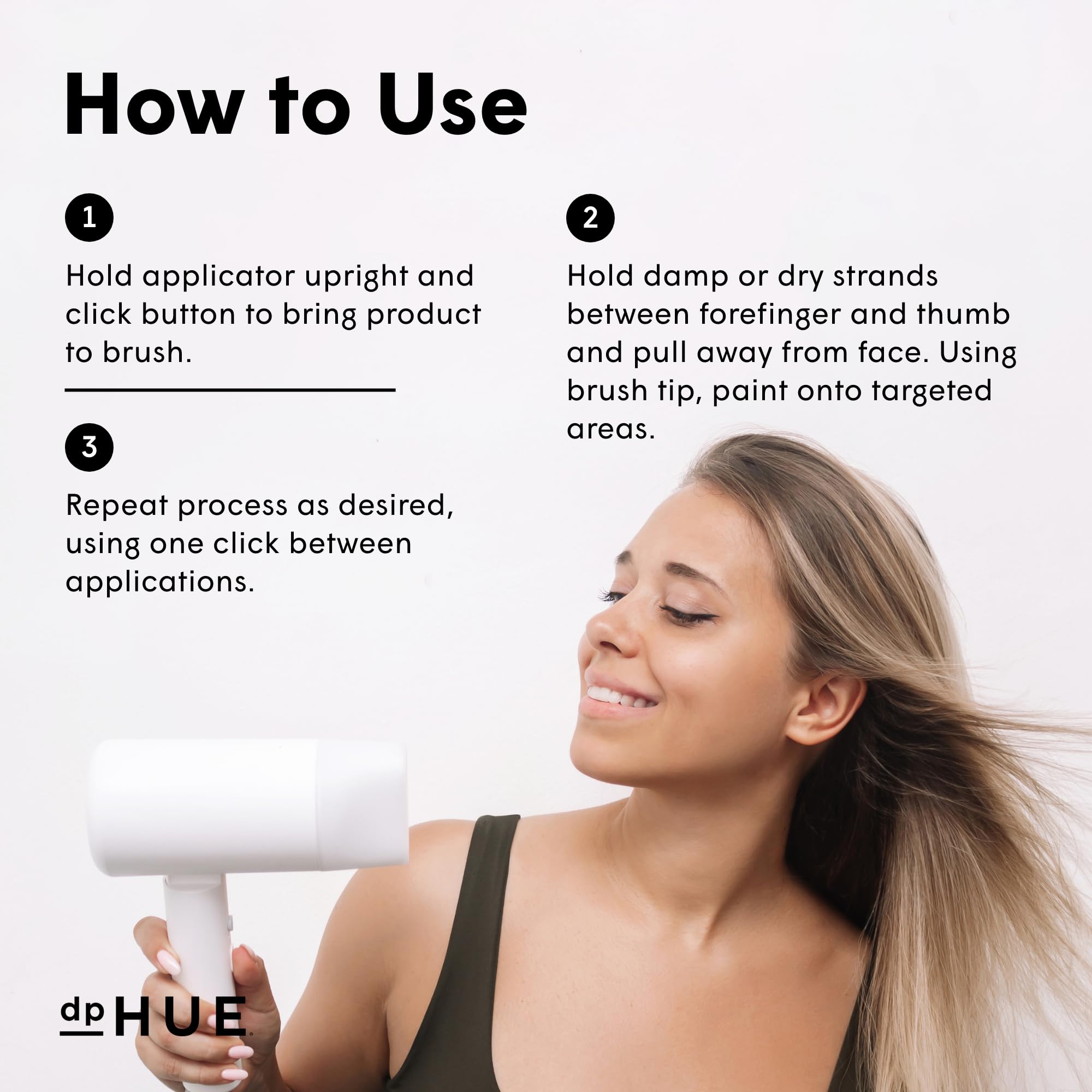 Foto 6 pulgar | Brocha Iluminadora Dphue Blonding Para Cabello Rubio Activado Por Calor - Venta Internacional.