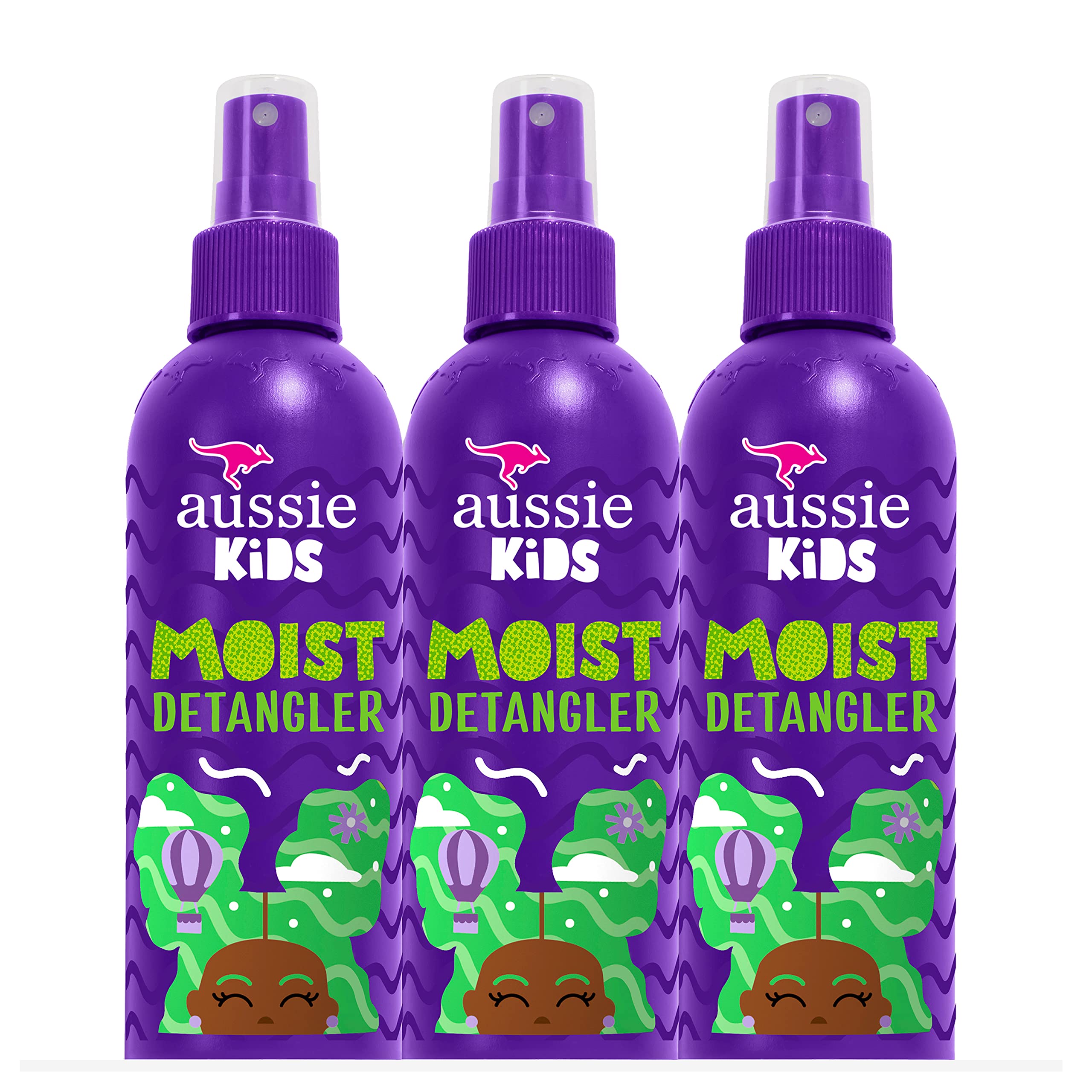 Spray Desenredante Aussie Kids Moist, 240 Ml, Paquete De 3 - Venta Internacional.