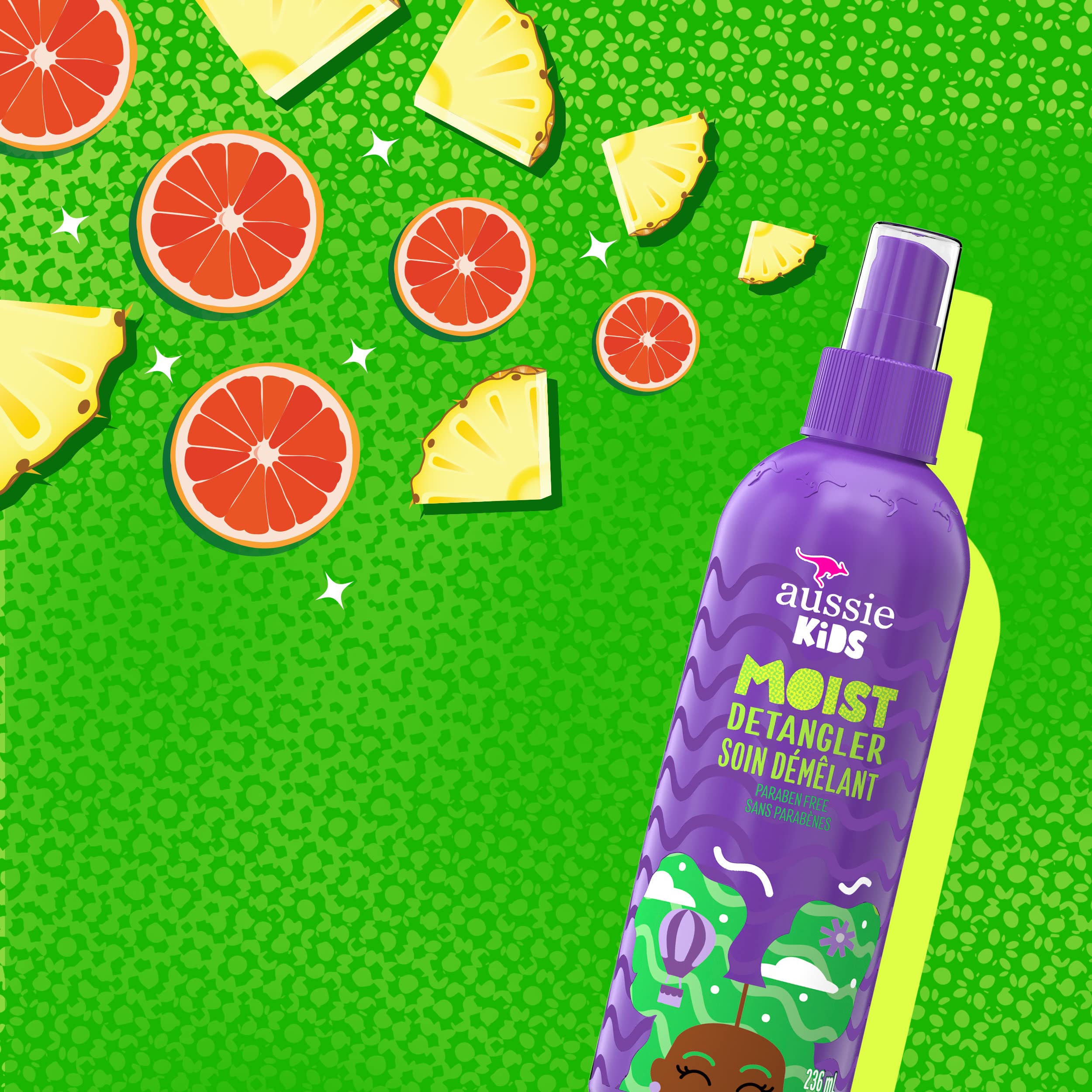 Foto 6 pulgar | Spray Desenredante Aussie Kids Moist, 240 Ml, Paquete De 3 - Venta Internacional.
