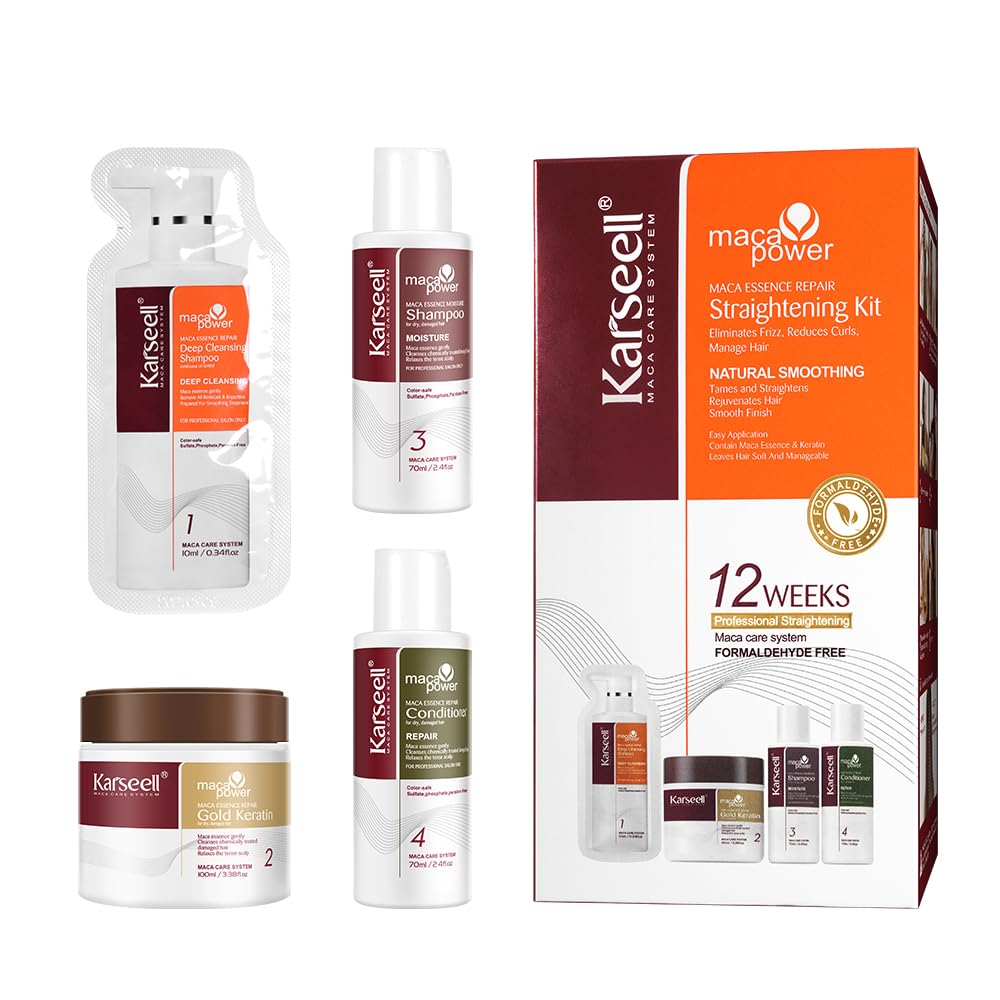 Foto 2 pulgar | Kit Para Alisar El Cabello Karseell Maca Essence Repair 12 Semanas - Venta Internacional.