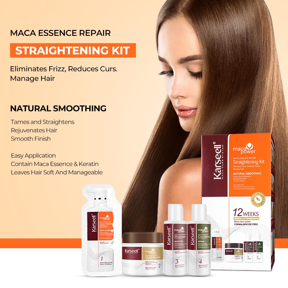 Foto 2 | Kit Para Alisar El Cabello Karseell Maca Essence Repair 12 Semanas - Venta Internacional.