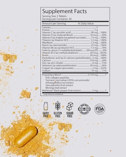 Foto 6 | Complementa La Vitamina Inner Glow Advanced Para Cabello, Piel Y Uñas - Venta Internacional.