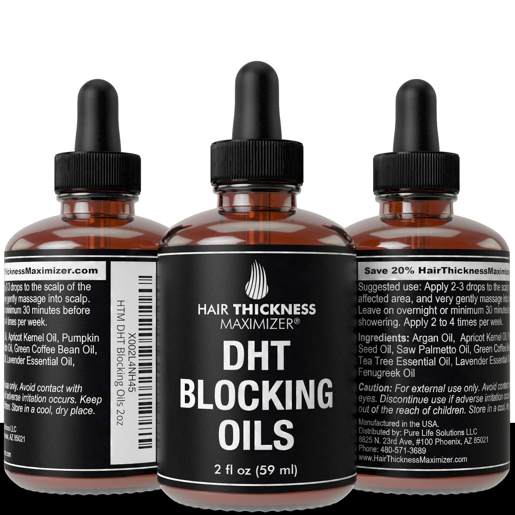 Foto 4 pulgar | Sérum Bloqueador De Dht Para Maximizar El Grosor Del Cabello, 60 Ml, Vegano - Venta Internacional.