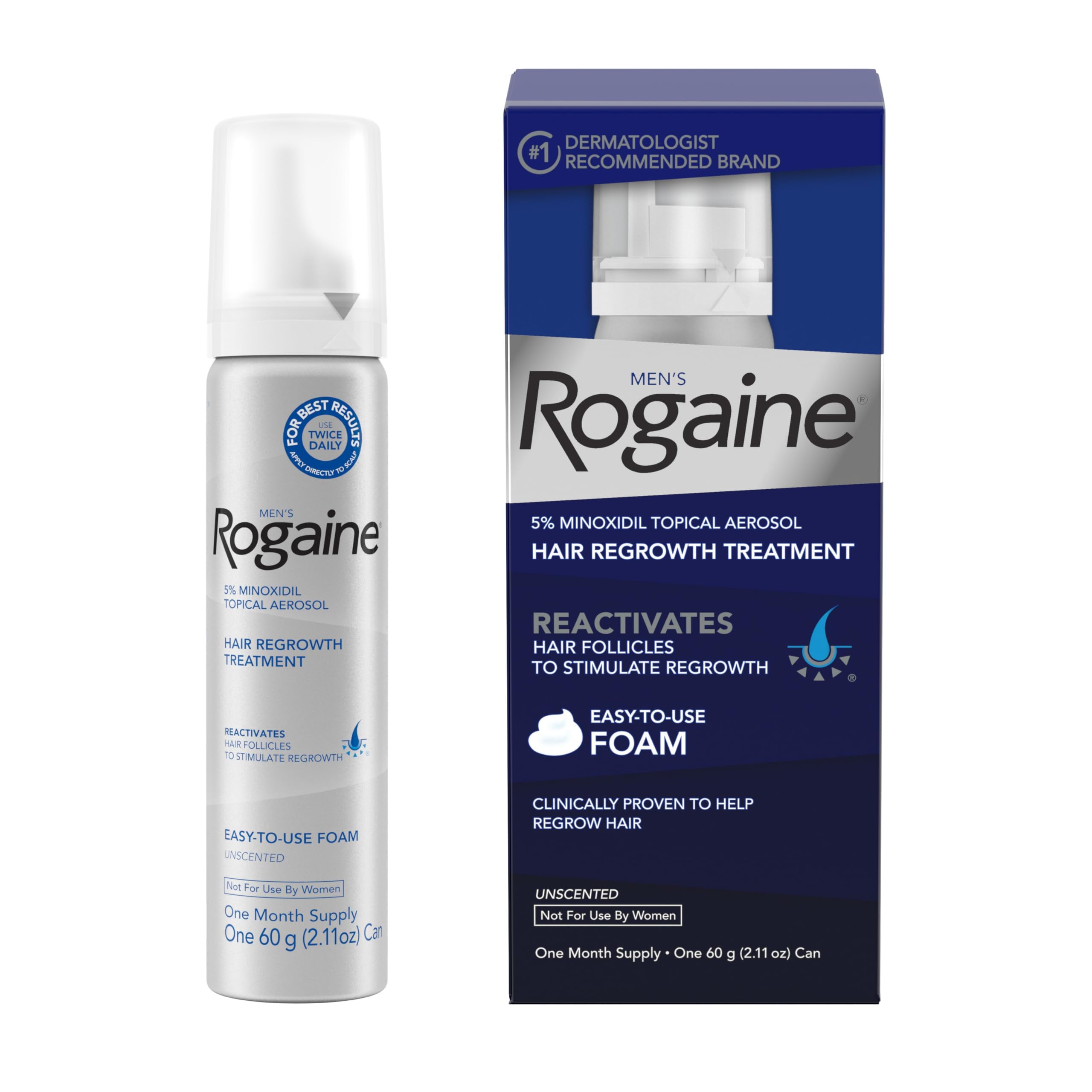 Foto 2 pulgar | Tratamiento Para El Crecimiento Del Cabello Rogaine Extra Strength 5% Para Hombres - Venta Internacional.