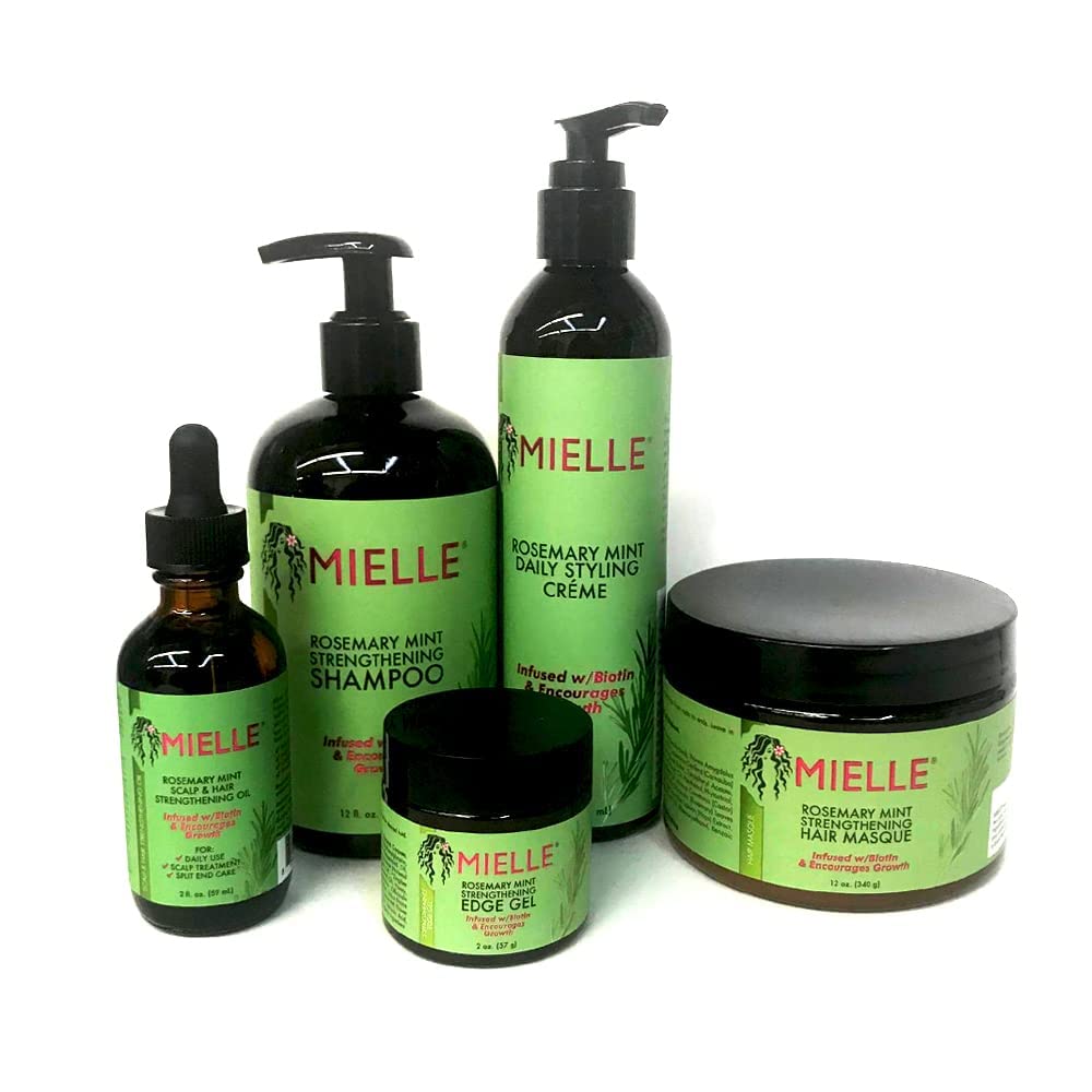 Foto 2 pulgar | Set De Productos Para El Cabello Mielle Rosemary Mint Con Biotina, 5 Unidades - Venta Internacional.