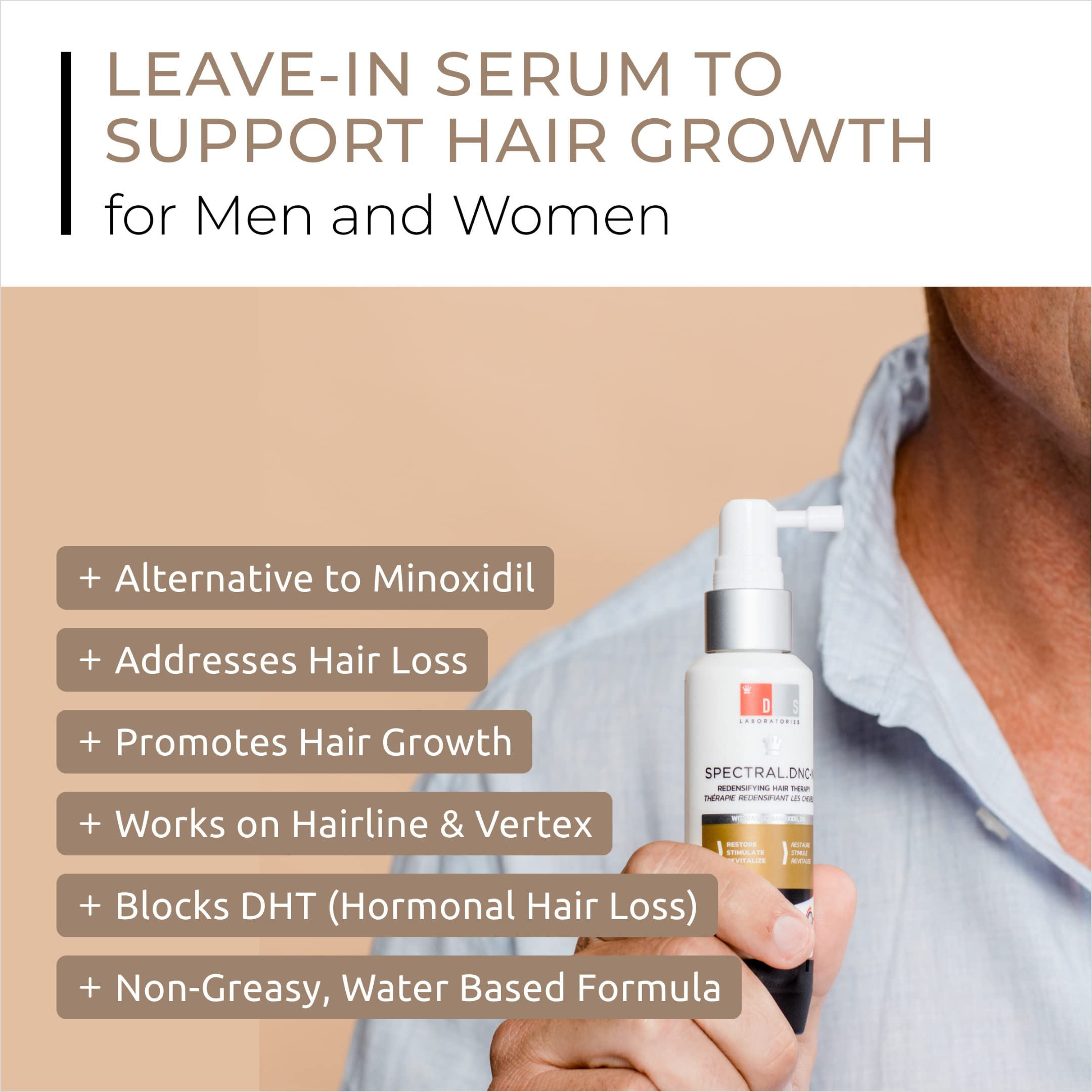 Foto 5 | Sérum Para Espesar El Cabello Ds Laboratories Spectral.dnc-n 60 Ml - Venta Internacional.