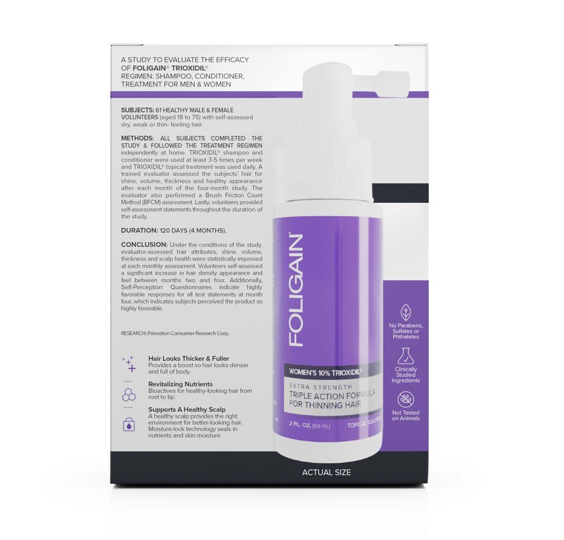 Foto 2 | Fórmula Capilar Foligain Triple Action Complete 60 Ml Para Mujeres - Venta Internacional.