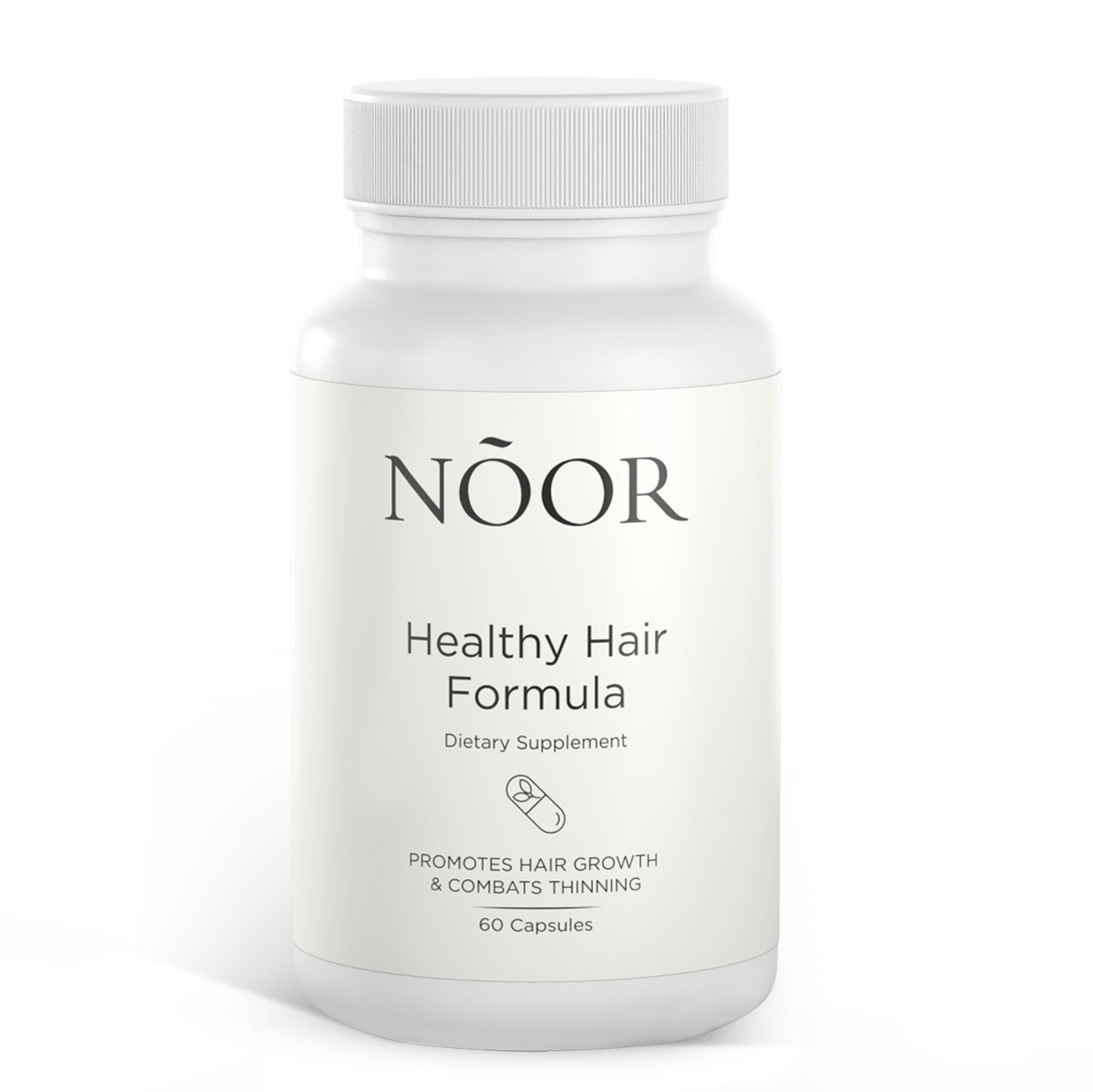 Suplemento Para El Crecimiento Del Cabello Noor Hair Healthy Hair, Suministro De 30 Días - Venta Internacional.