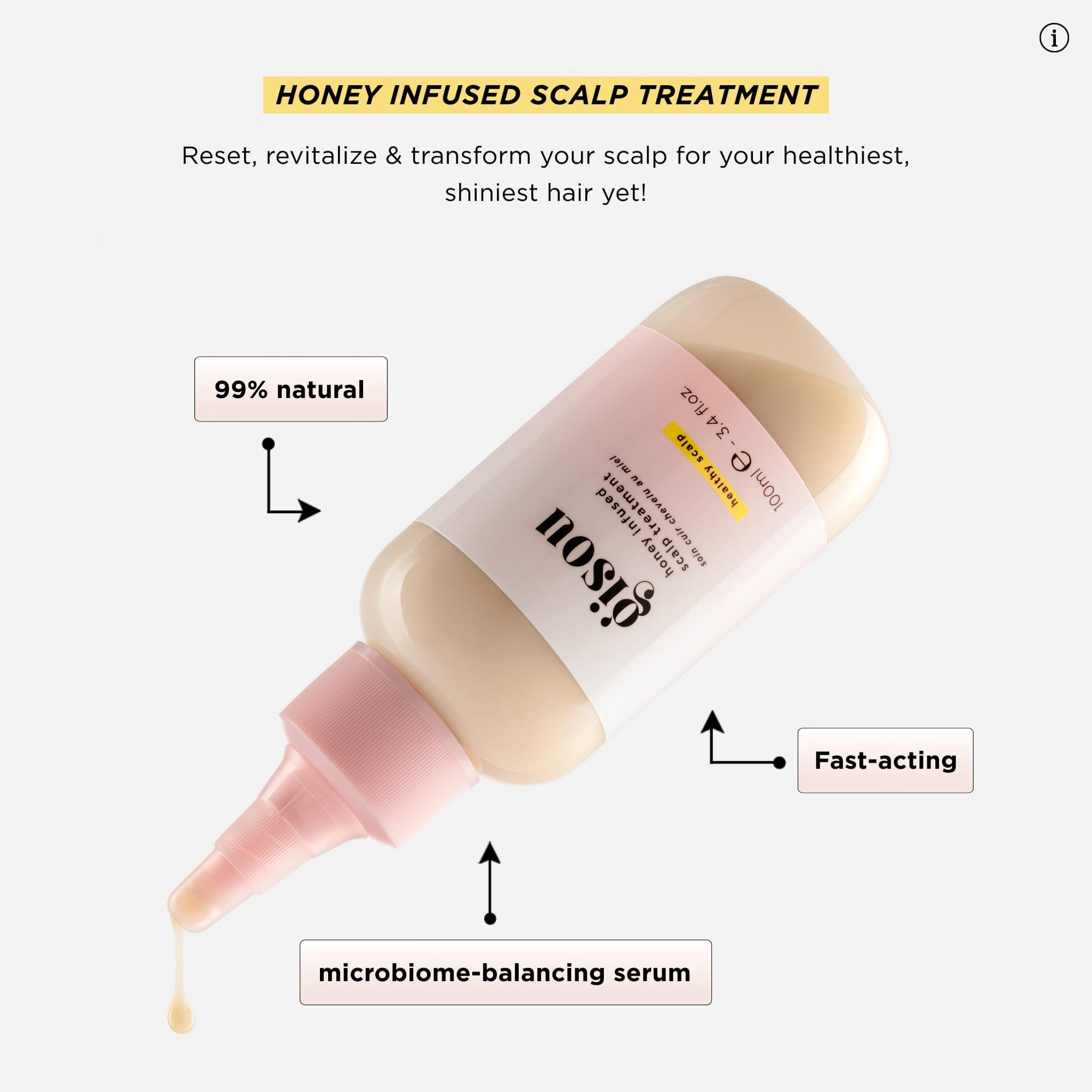 Foto 4 pulgar | Tratamiento Para El Cuero Cabelludo Con Miel De Gisou Con Infusión De Miel De Mirsalehi, 100 Ml - Venta Internacional.