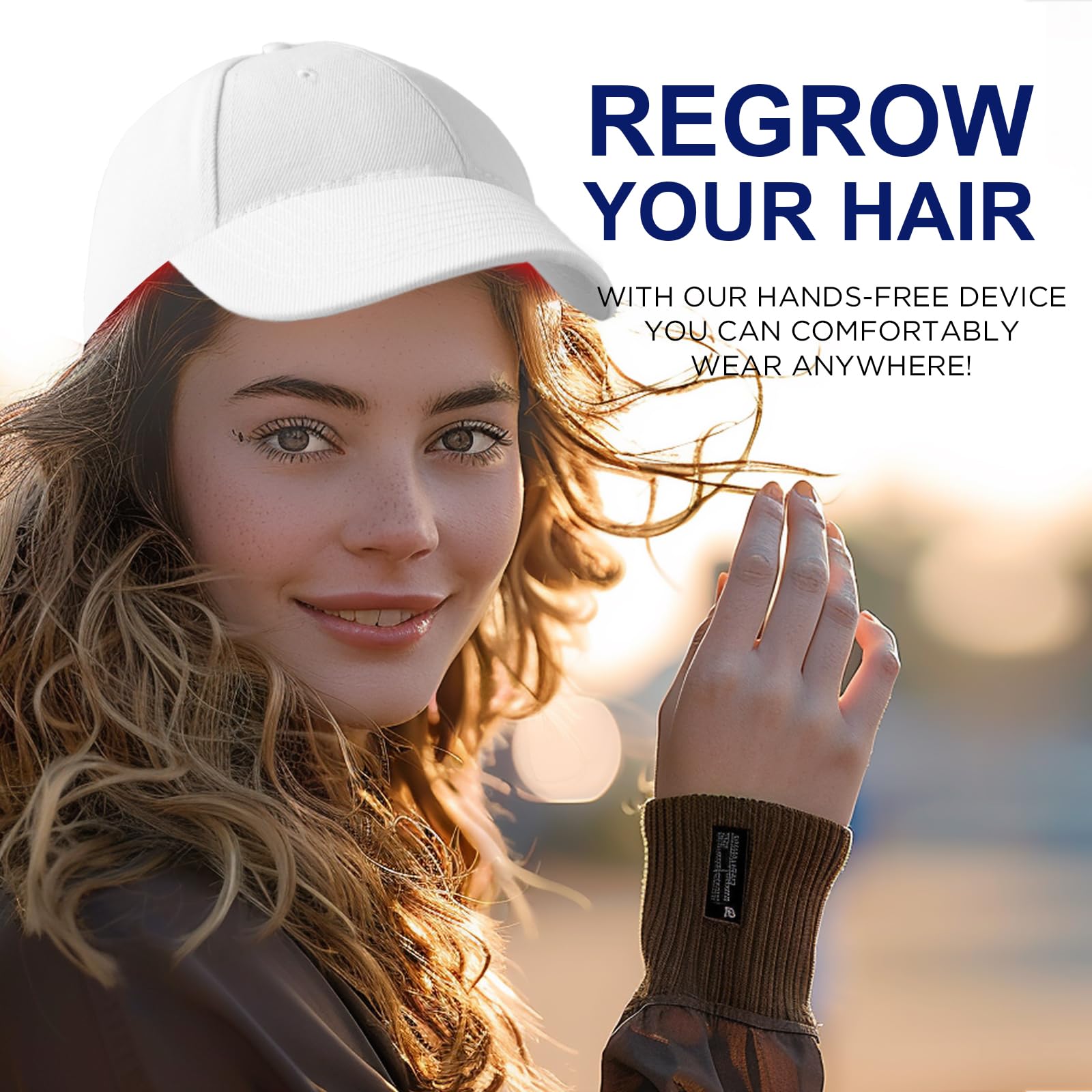 Foto 7 pulgar | Gorro Láser Para El Crecimiento Del Cabello Nnushk, Terapia De Luz Roja Para Cabello - Venta Internacional.