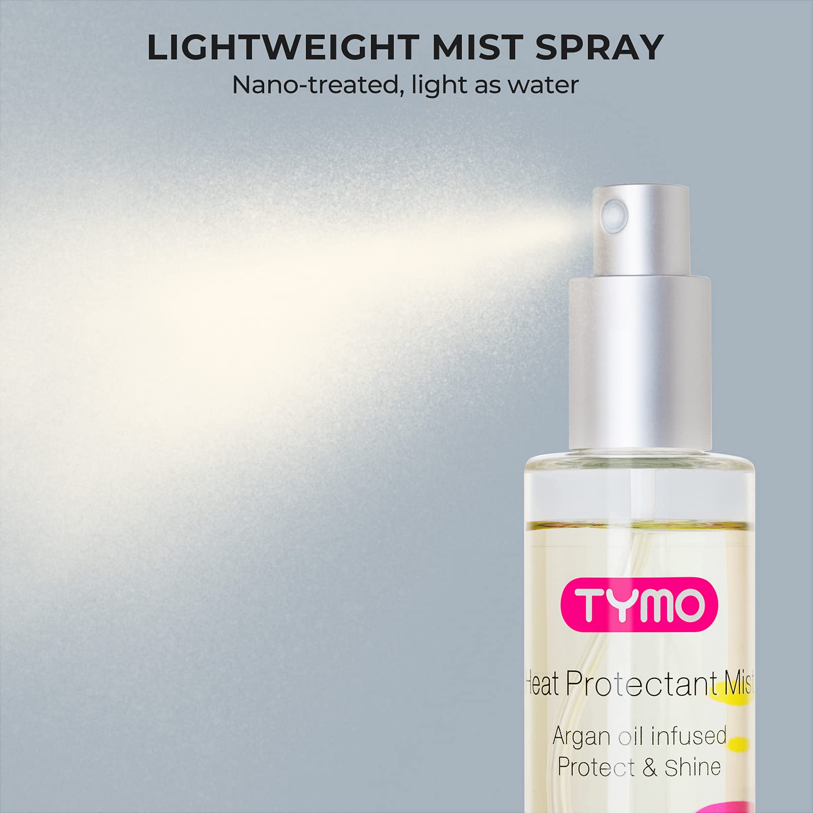 Foto 5 pulgar | Spray Protector De Calor Tymo Para Cabello Con Aceite De Argán, 450 Ml, X3 - Venta Internacional.