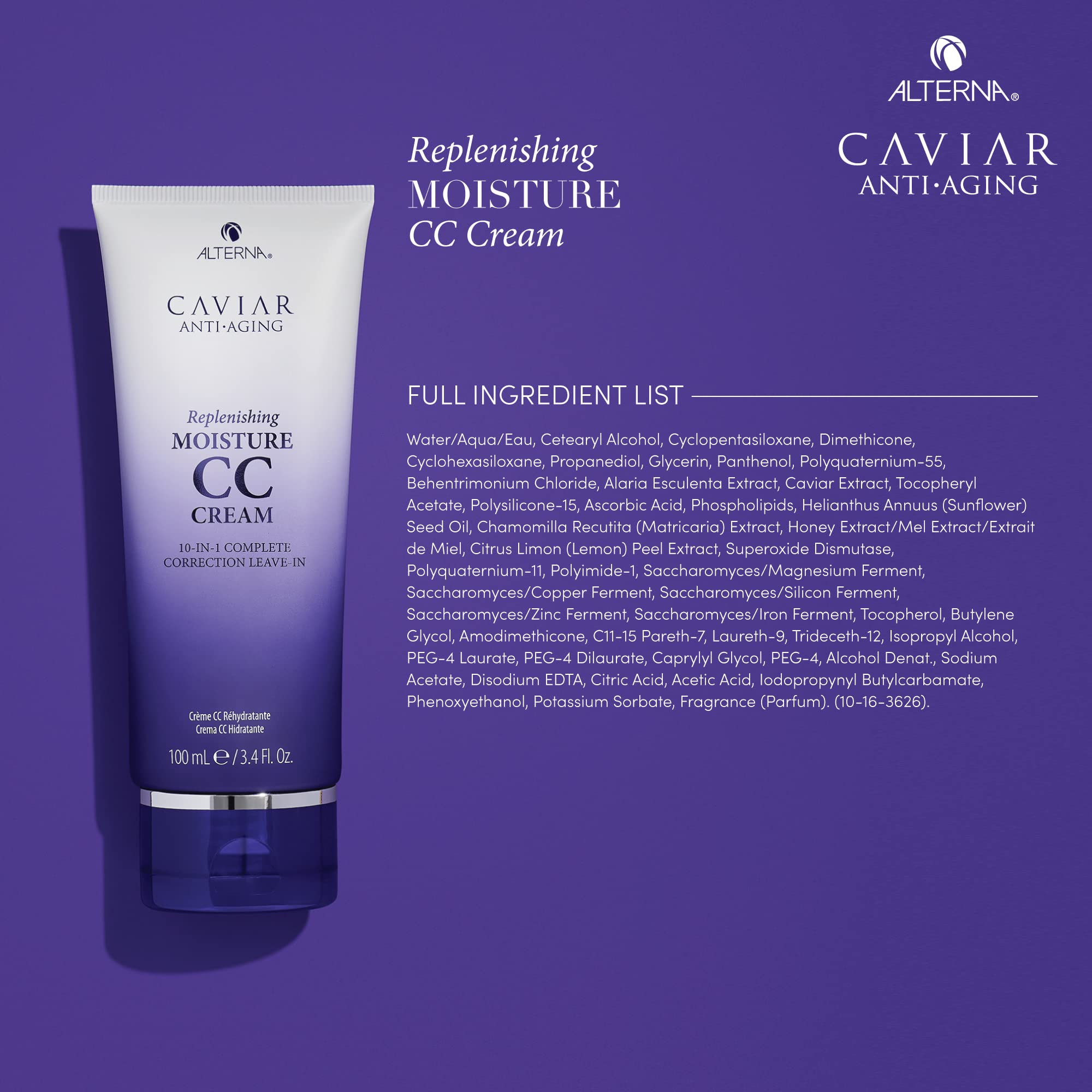 Foto 5 pulgar | Crema Cc Cream Alterna Caviar Antienvejecimiento Que Repone La Humedad 150 Ml - Venta Internacional.