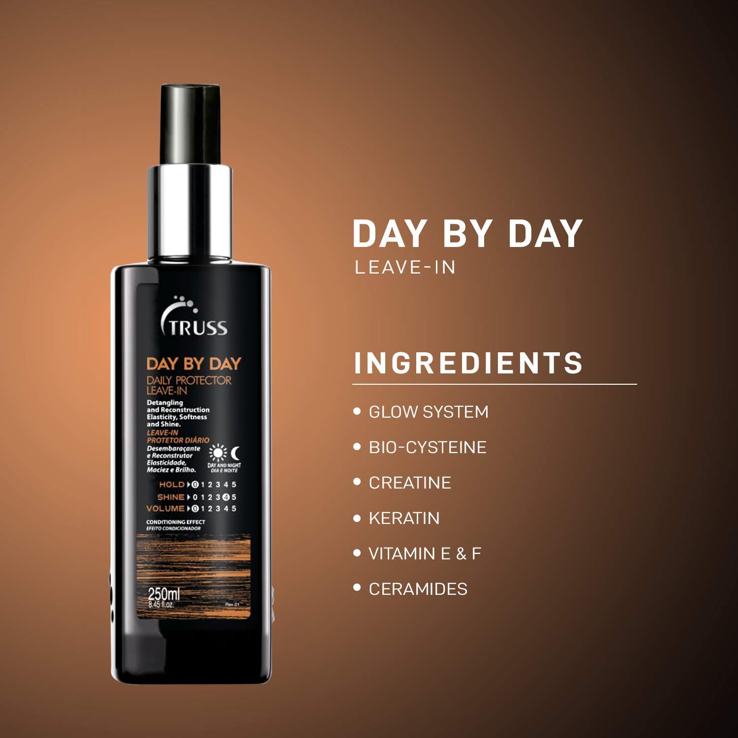 Foto 6 pulgar | Spray Protector Y Desenredante Leave-in Daily Truss Day By Day - Venta Internacional.