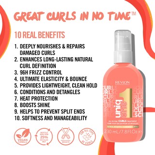 Foto 2 | Tratamiento Capilar Revlon Professional Uniqone Curly Hair 230ml - Venta Internacional.