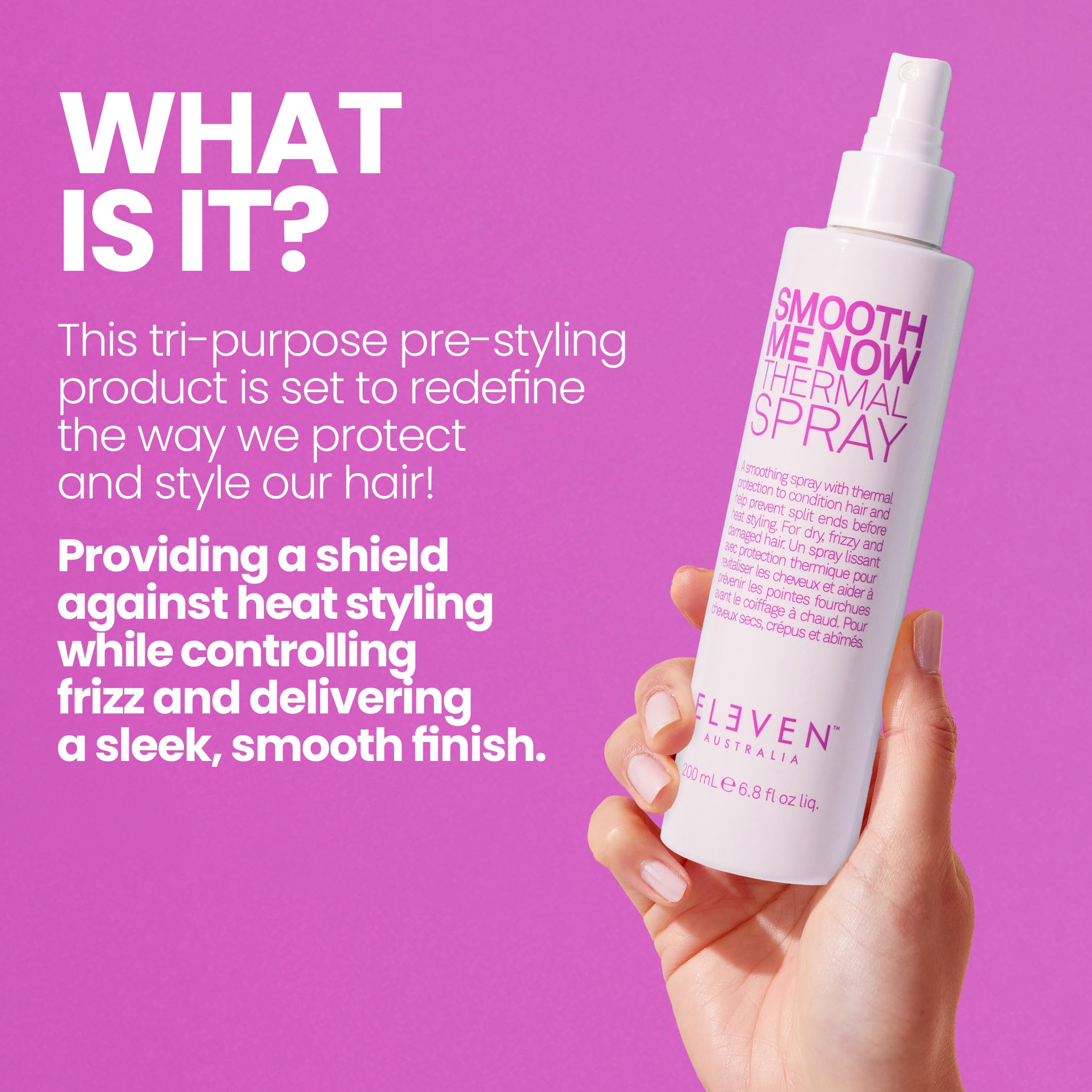 Foto 4 pulgar | Spray Térmico Eleven Australia Smooth Me Now 200 Ml Heat Protect - Venta Internacional.