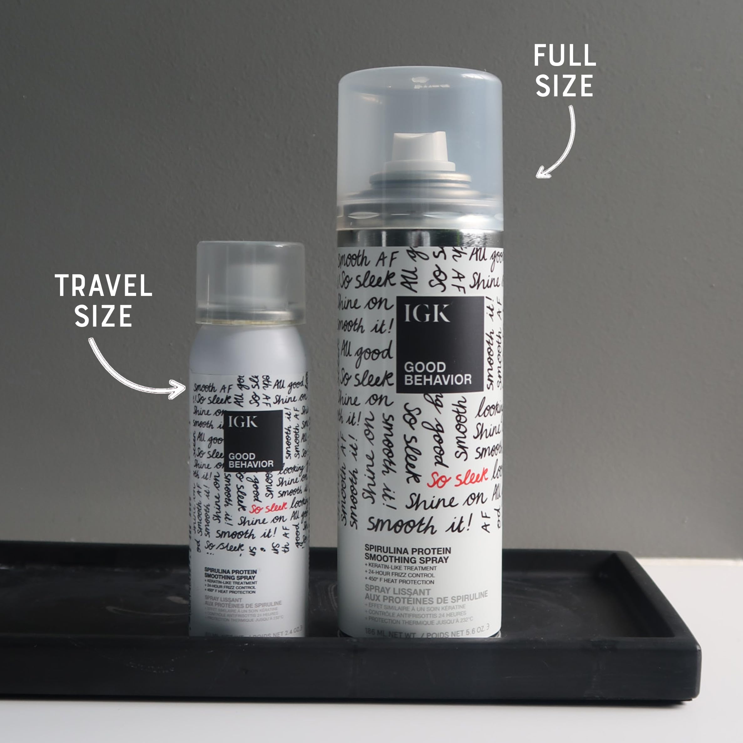 Foto 2 | Hairspray Igk Good Behavior, Proteína De Espirulina, 70 Ml (paquete De 2) - Venta Internacional.
