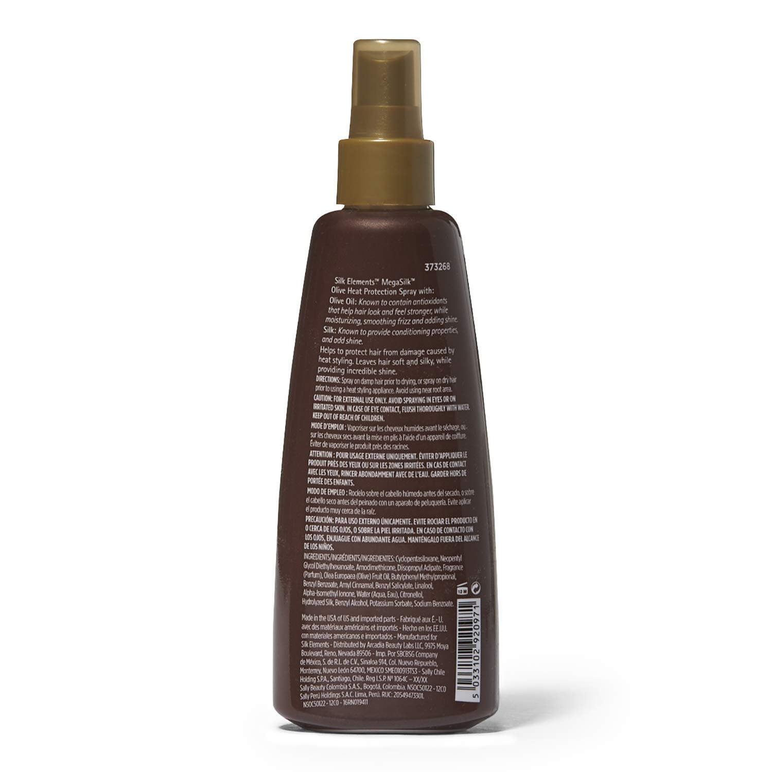 Foto 4 pulgar | Spray De Protección Contra El Calor Silk Elements Megasilk Olive 240 Ml - Venta Internacional.