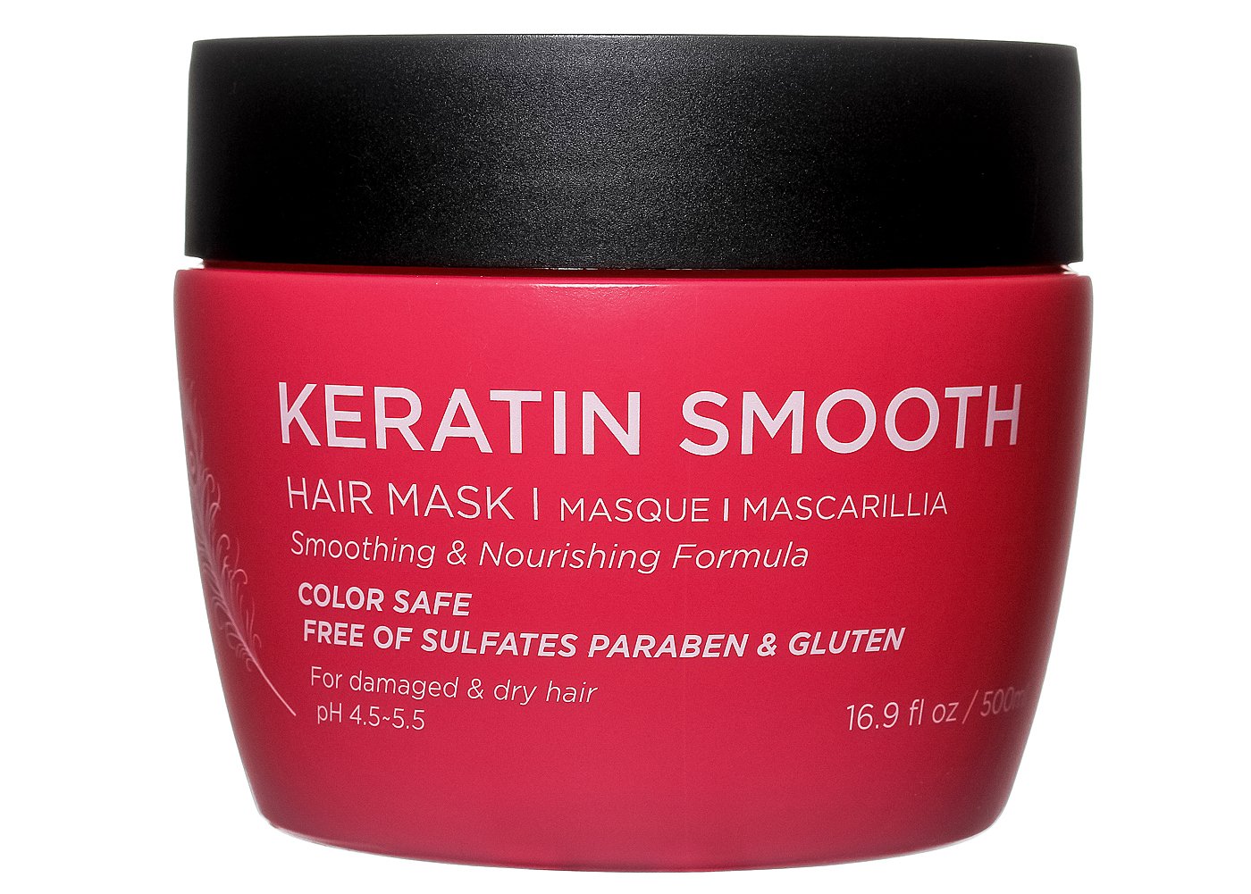 Mascarilla Capilar Luseta Keratin Smooth Hydrating Nutritive 500 Ml - Venta Internacional