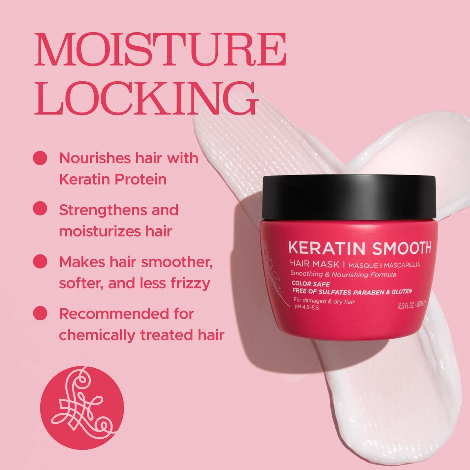 Foto 6 pulgar | Mascarilla Capilar Luseta Keratin Smooth Hydrating Nutritive 500 Ml - Venta Internacional