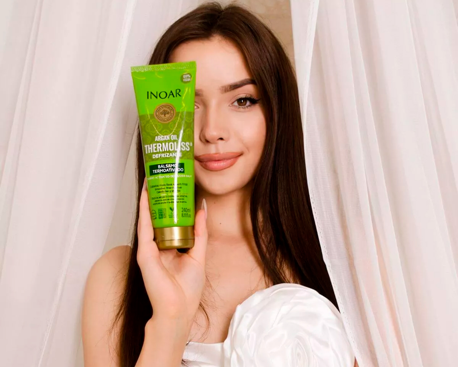 Foto 2 | Inoar Thermolis Aceite De Argan Balsamo Protector De Calor 240ml