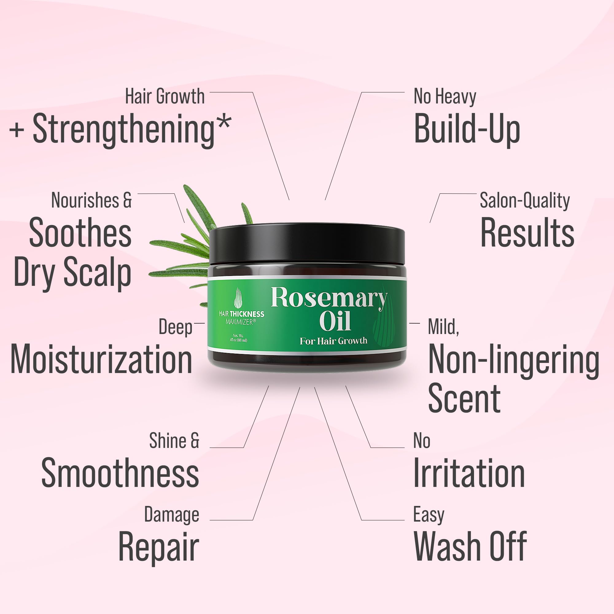 Foto 3 pulgar | Máscara Para El Crecimiento Del Cabello Con Aceite De Romero Para Maximizar El Grosor Del Cabello - Venta Internacional