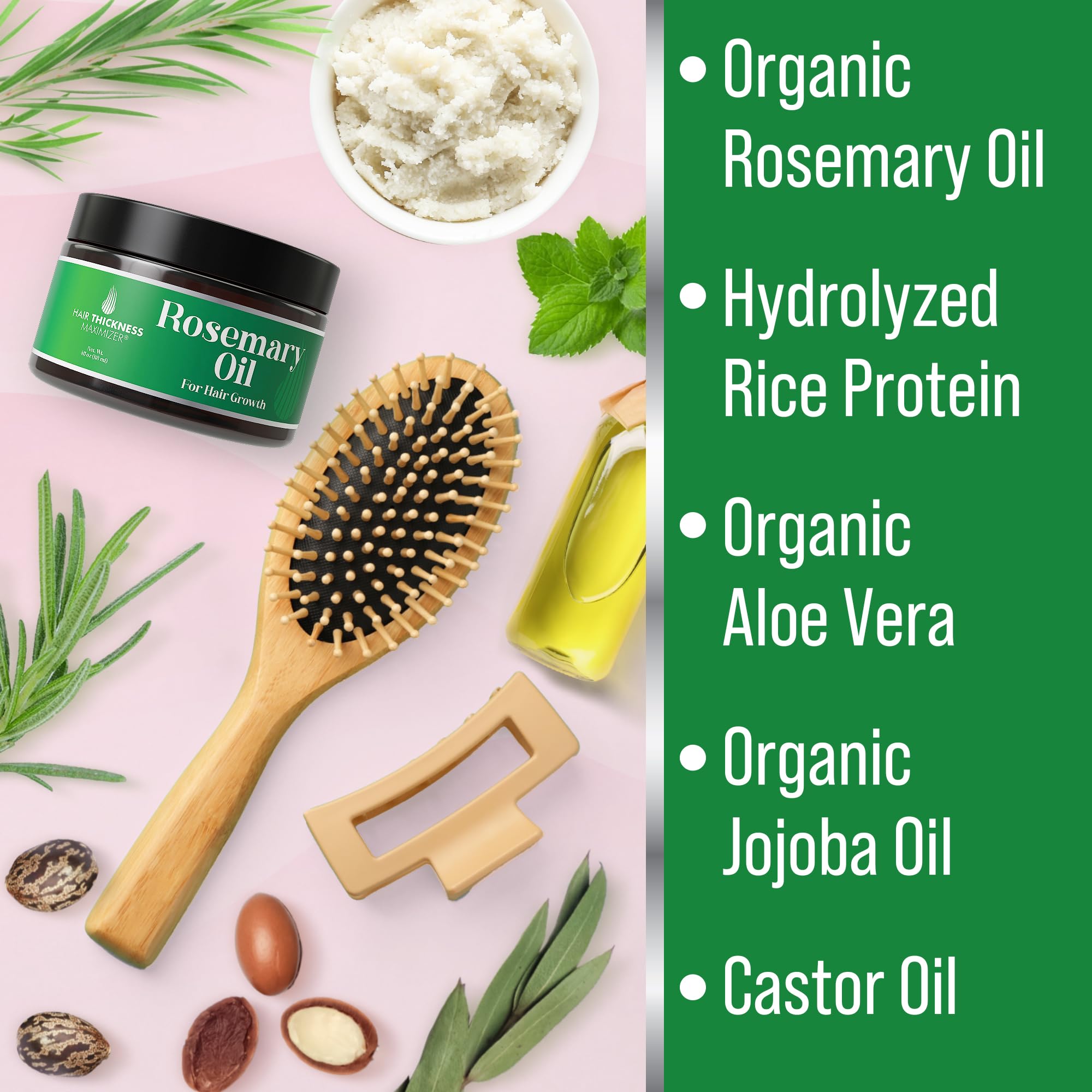 Foto 4 pulgar | Máscara Para El Crecimiento Del Cabello Con Aceite De Romero Para Maximizar El Grosor Del Cabello - Venta Internacional