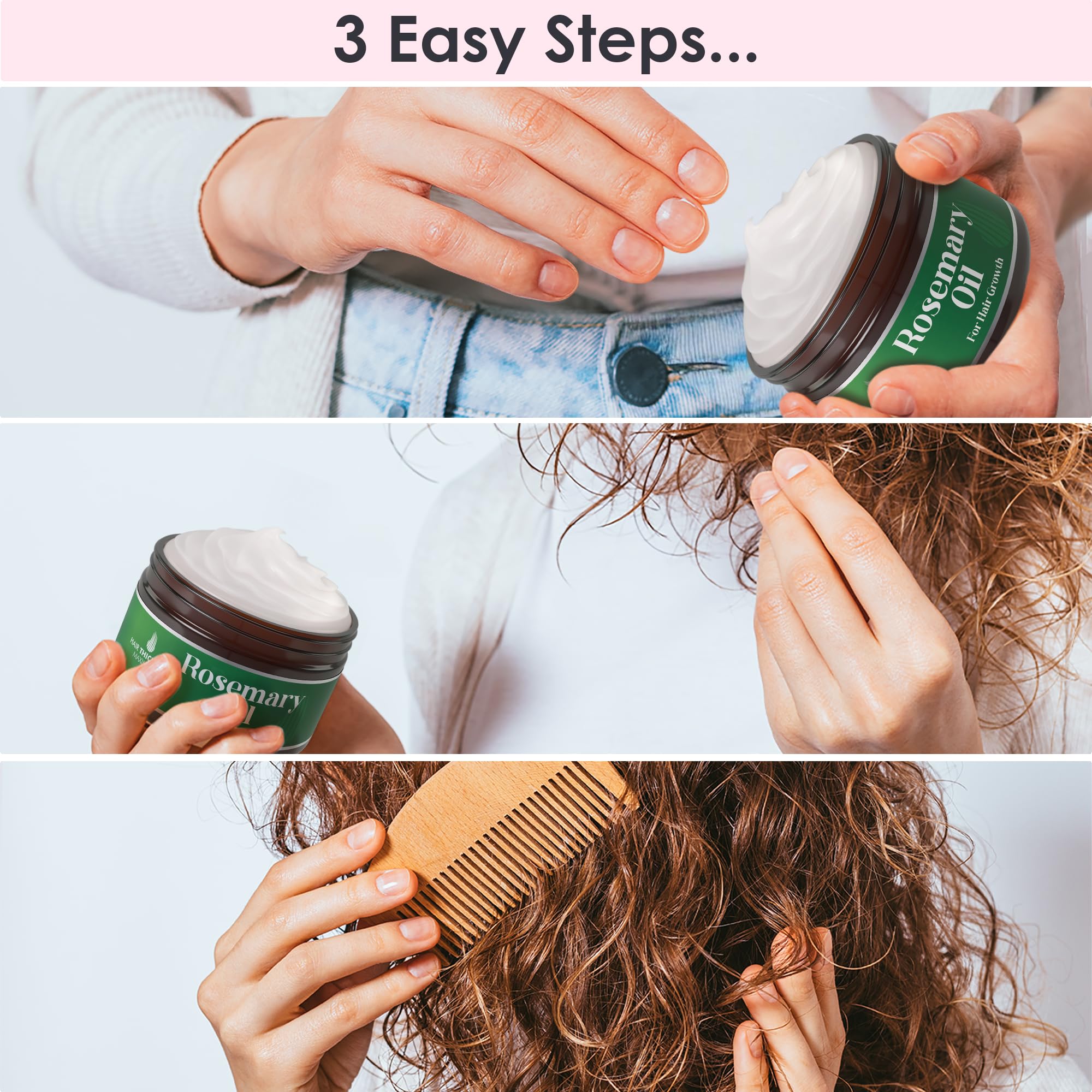 Foto 6 pulgar | Máscara Para El Crecimiento Del Cabello Con Aceite De Romero Para Maximizar El Grosor Del Cabello - Venta Internacional