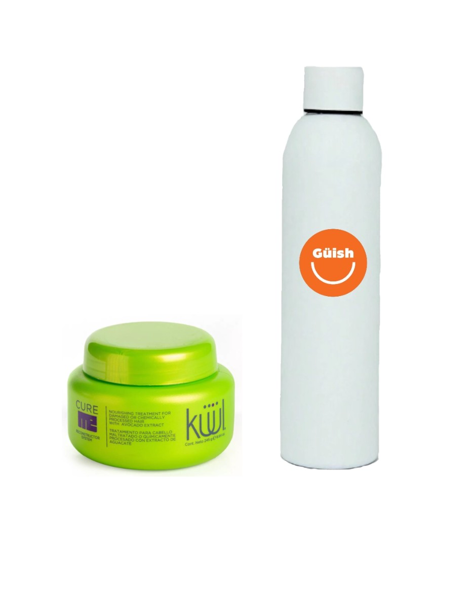 Foto 2 pulgar | Tratamiento Reconstructor De Cabello Seco + Termo De Agua De Regalo Güish