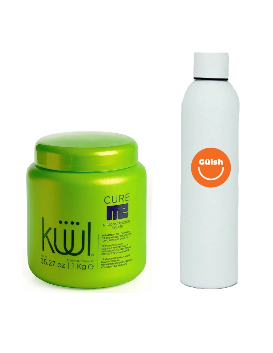 Foto 2 pulgar | Tratamiento Reconstructor Para El Cabello + Termo De Agua De Regalo Güish