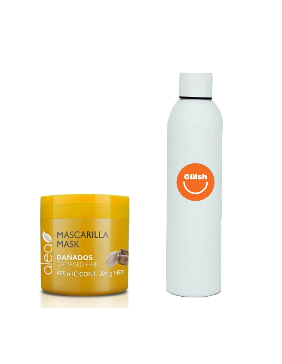 Foto 2 pulgar | Mascarilla Dañados Con Aceite De Argán + Termo De Agua De Regalo Güish