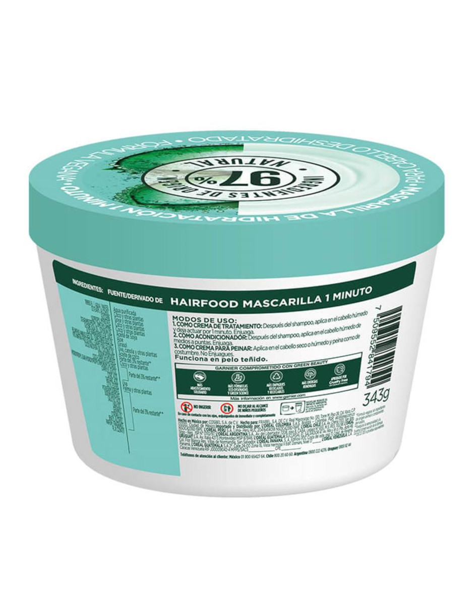 Foto 2 | Mascarilla Garnier Aloe Vera Hidratación 350 ml