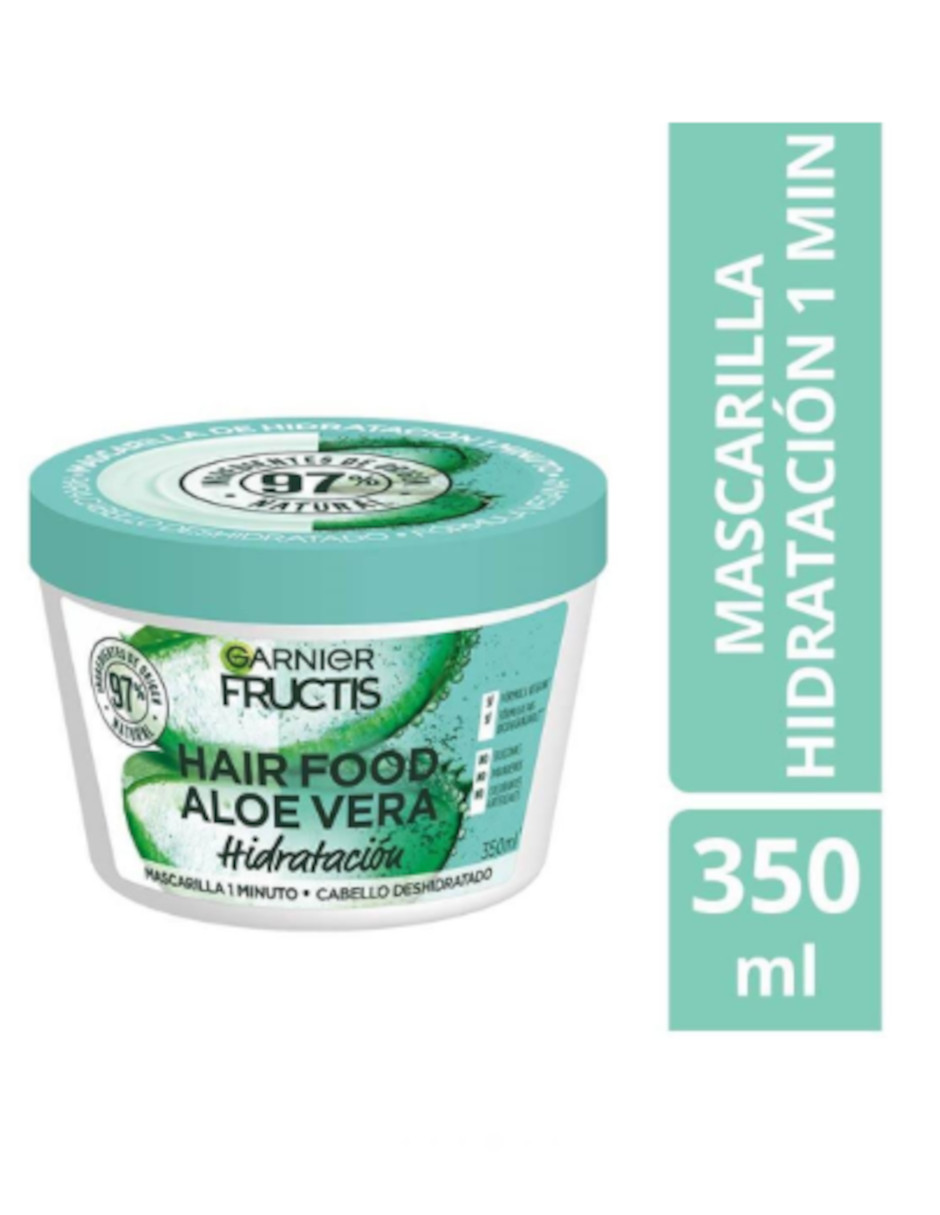 Foto 3 | Mascarilla Garnier Aloe Vera Hidratación 350 ml