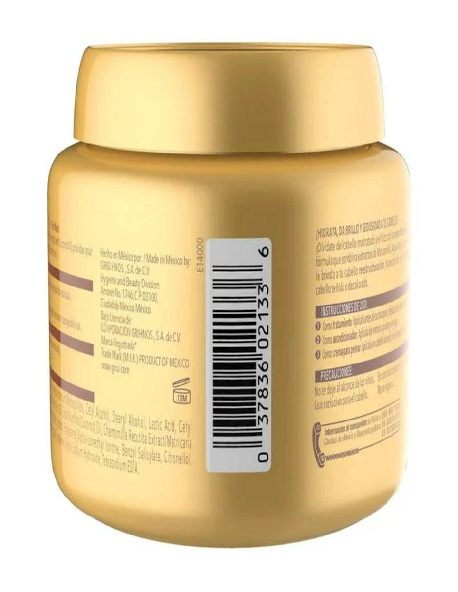 Foto 3 pulgar | Tratamiento Capilar 3 En 1 Manzanilla Grisi+ Termo De Agua De Regalo Güish