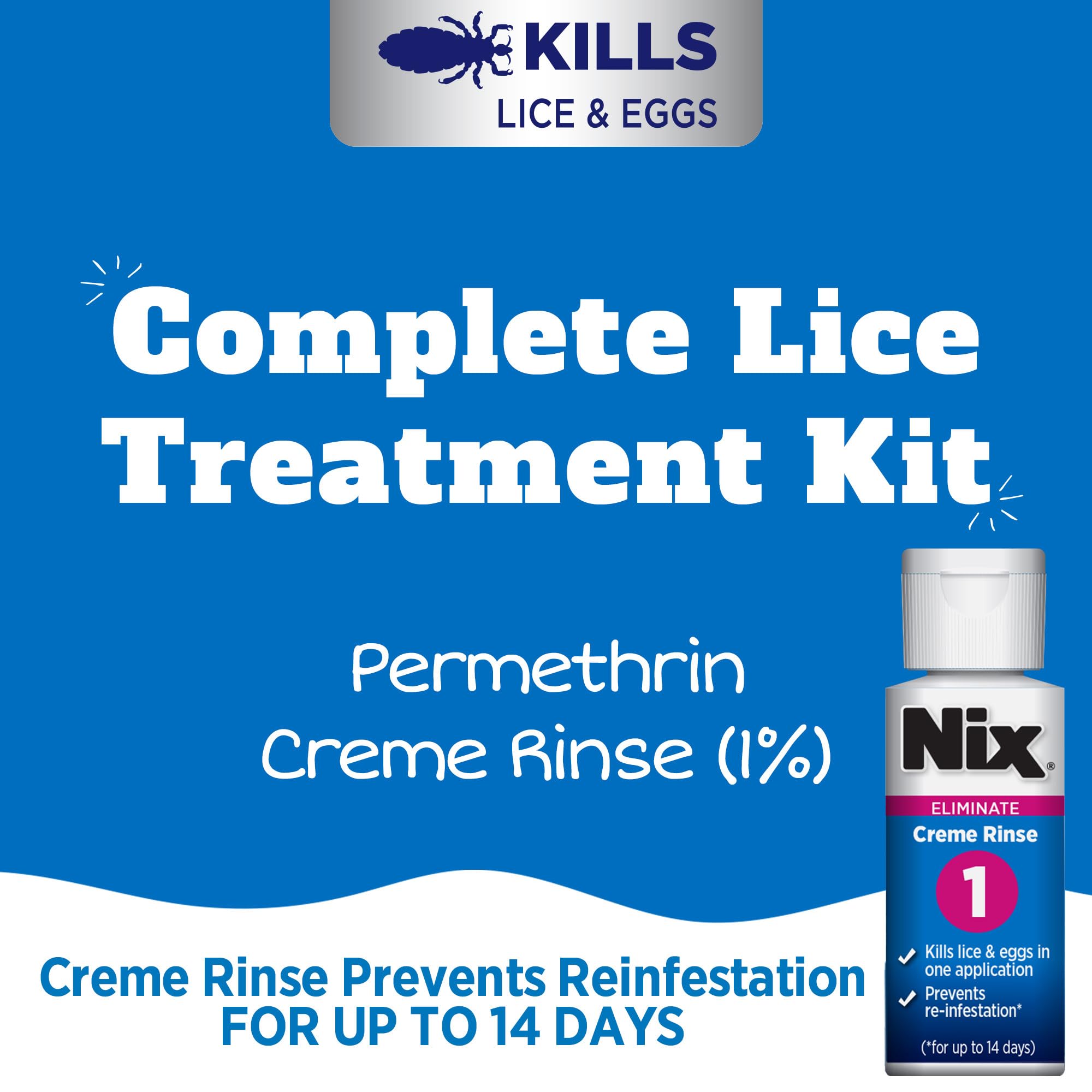 Foto 4 pulgar | Kit De Tratamiento Para Piojos Nix Complete Con Spray Y Peine Para Piojos - Venta Internacional.