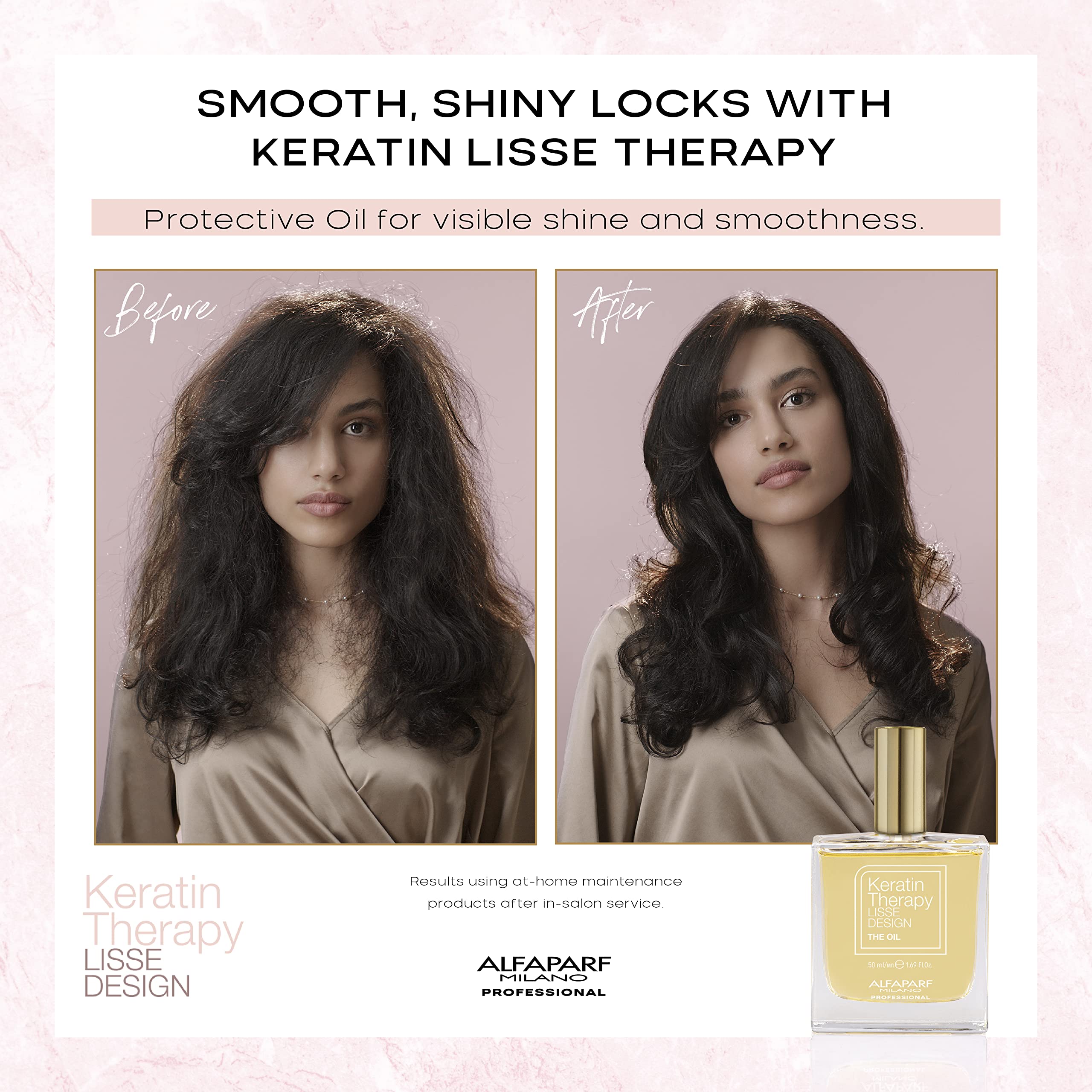 Foto 4 pulgar | Aceite Capilar Alfaparf Milano Lisse Keratin Therapy 50 Ml - Venta Internacional.