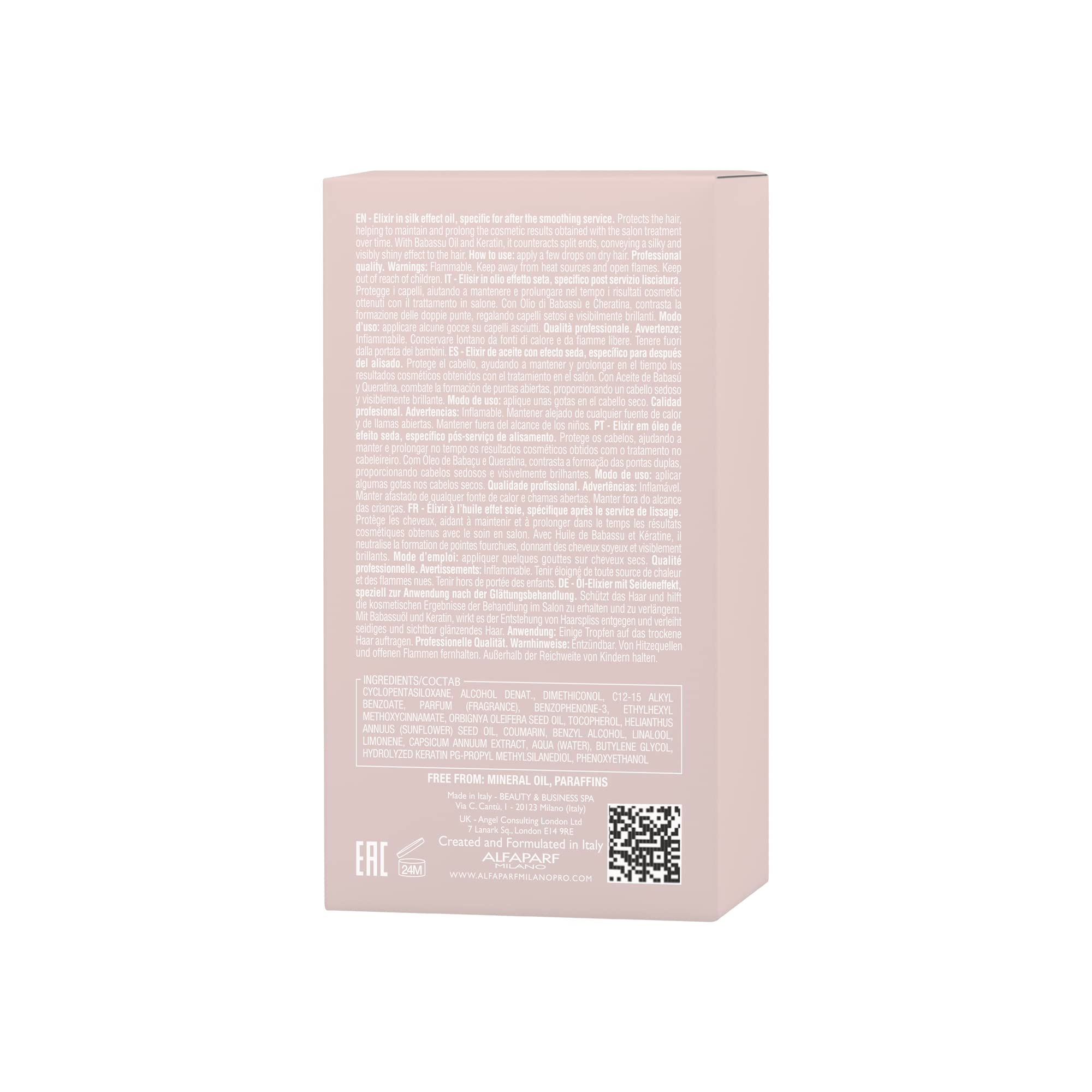 Foto 7 pulgar | Aceite Capilar Alfaparf Milano Lisse Keratin Therapy 50 Ml - Venta Internacional.