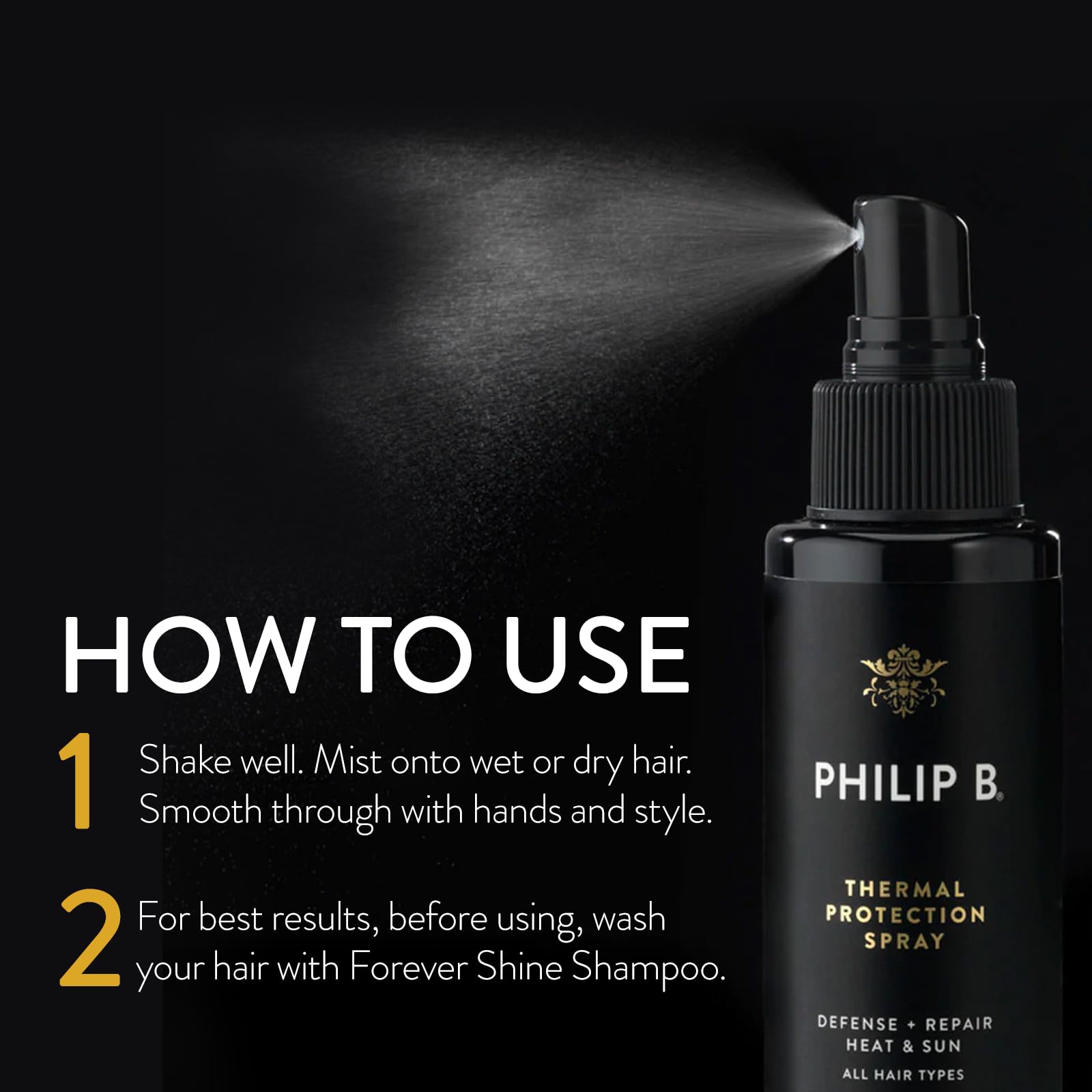 Foto 5 pulgar | Spray De Protección Térmica Philip B Plump Shine 60 Ml - Venta Internacional.