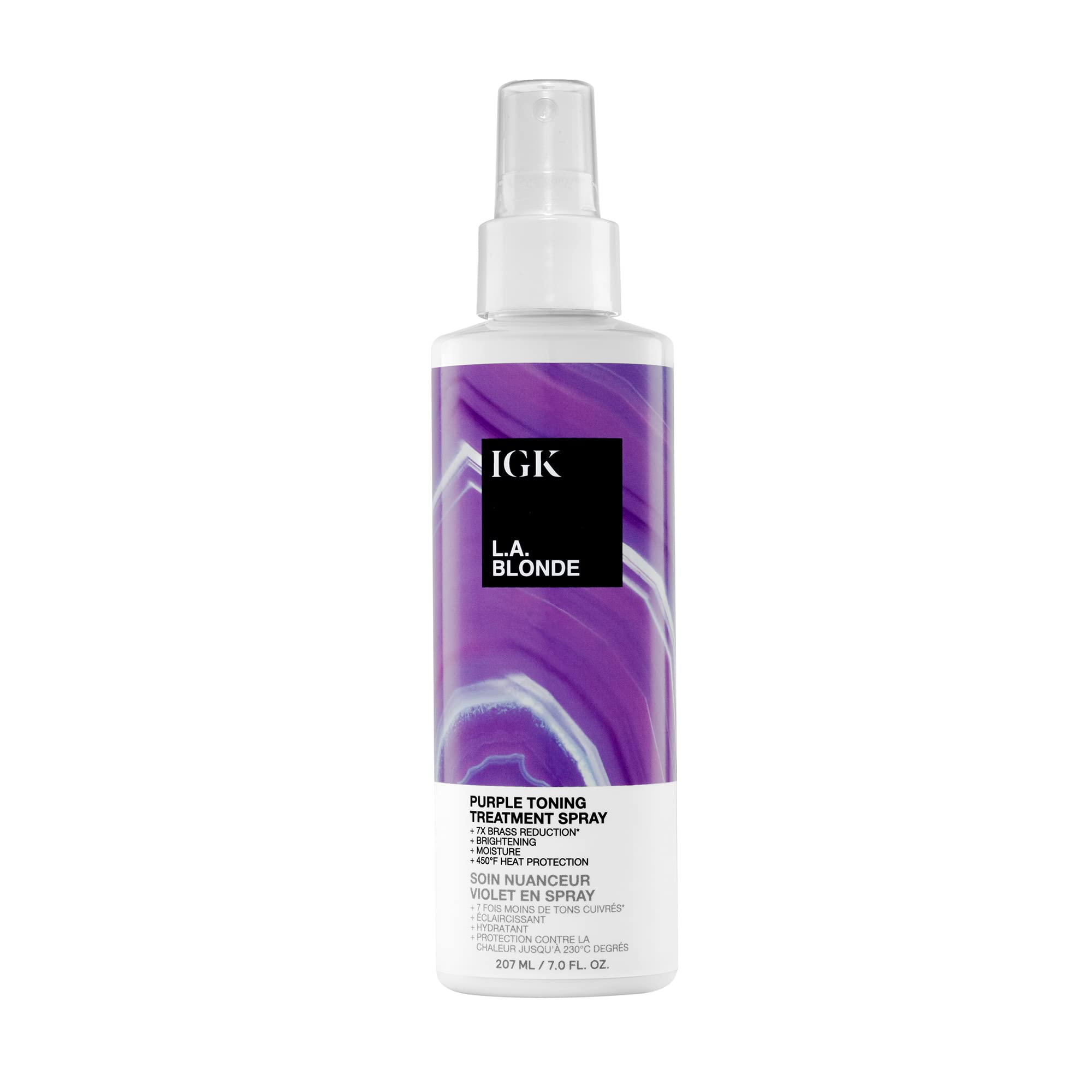 Spray De Tratamiento Tonificante Morado Igk La Blonde 207 Ml - Venta Internacional.