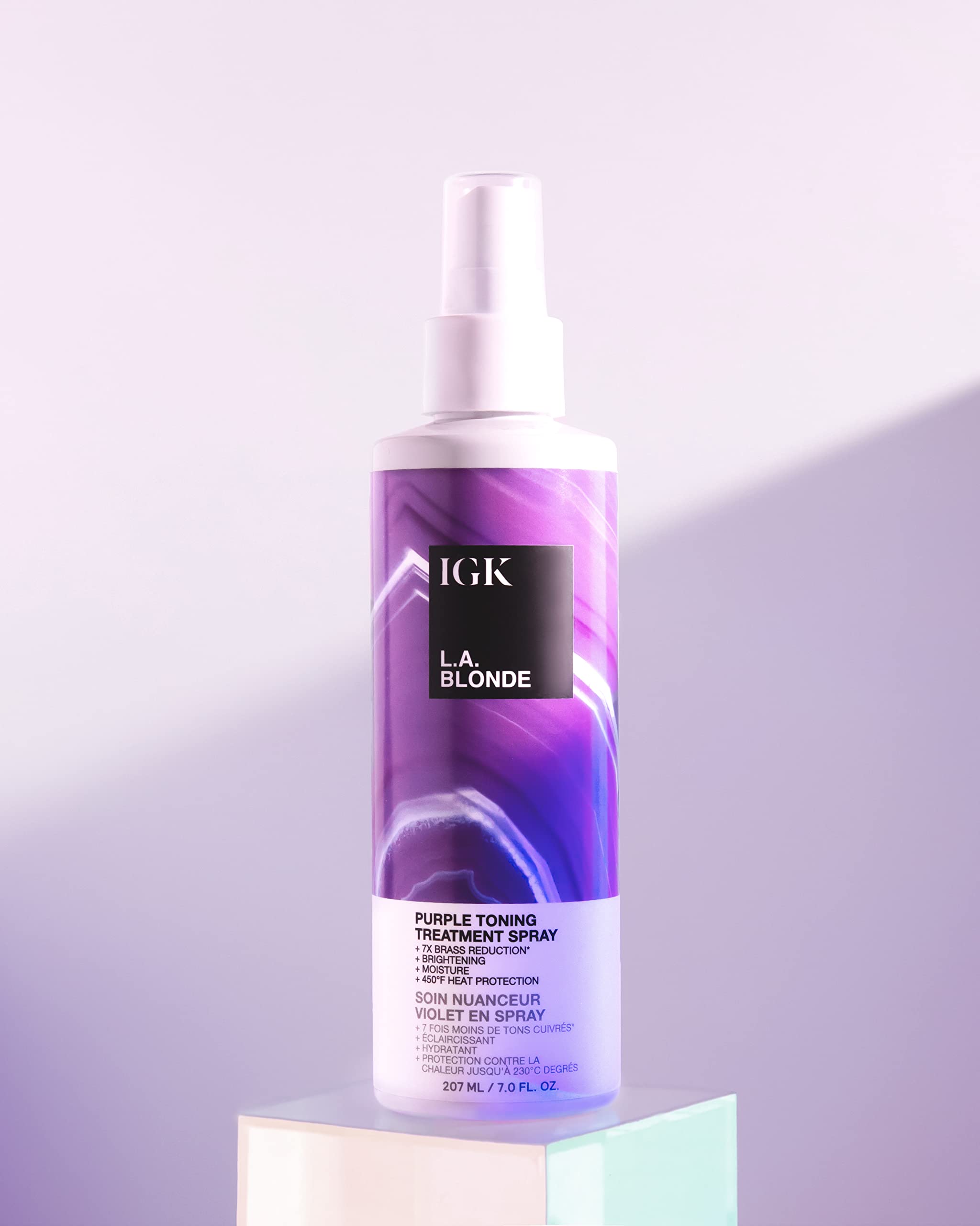 Foto 3 pulgar | Spray De Tratamiento Tonificante Morado Igk La Blonde 207 Ml - Venta Internacional.