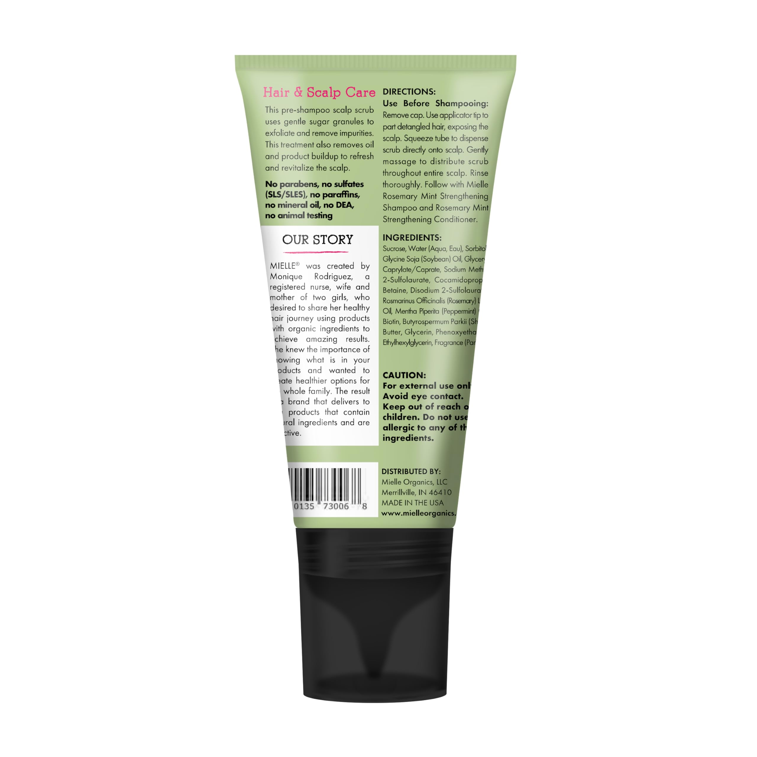 Foto 3 pulgar | Exfoliante Para Cuero Cabelludo Mielle Organics, Prechampú Con Romero Y Menta, 180 Ml - Venta Internacional.