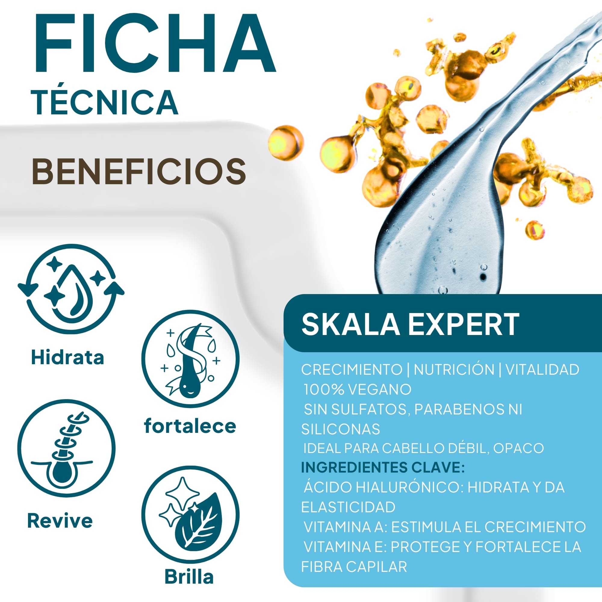 Foto 9 pulgar | Crema Para Peinar Skala Vitaminas Cabello Lacio Rizado 1kg